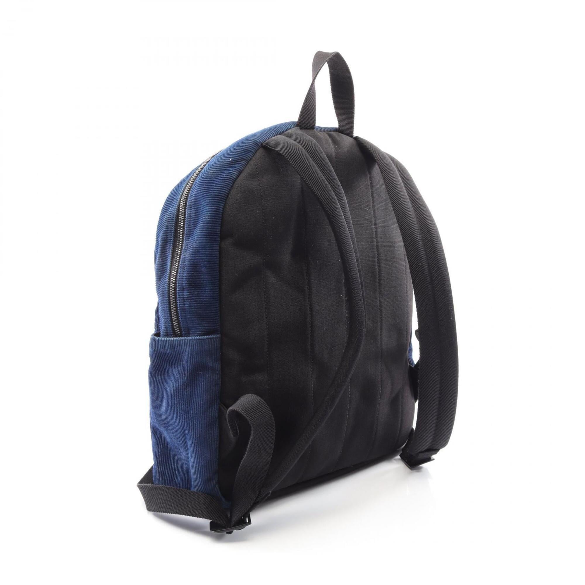 Saint Laurent Blue Yellow Cord Backpack Handbag (Pre-Owned)