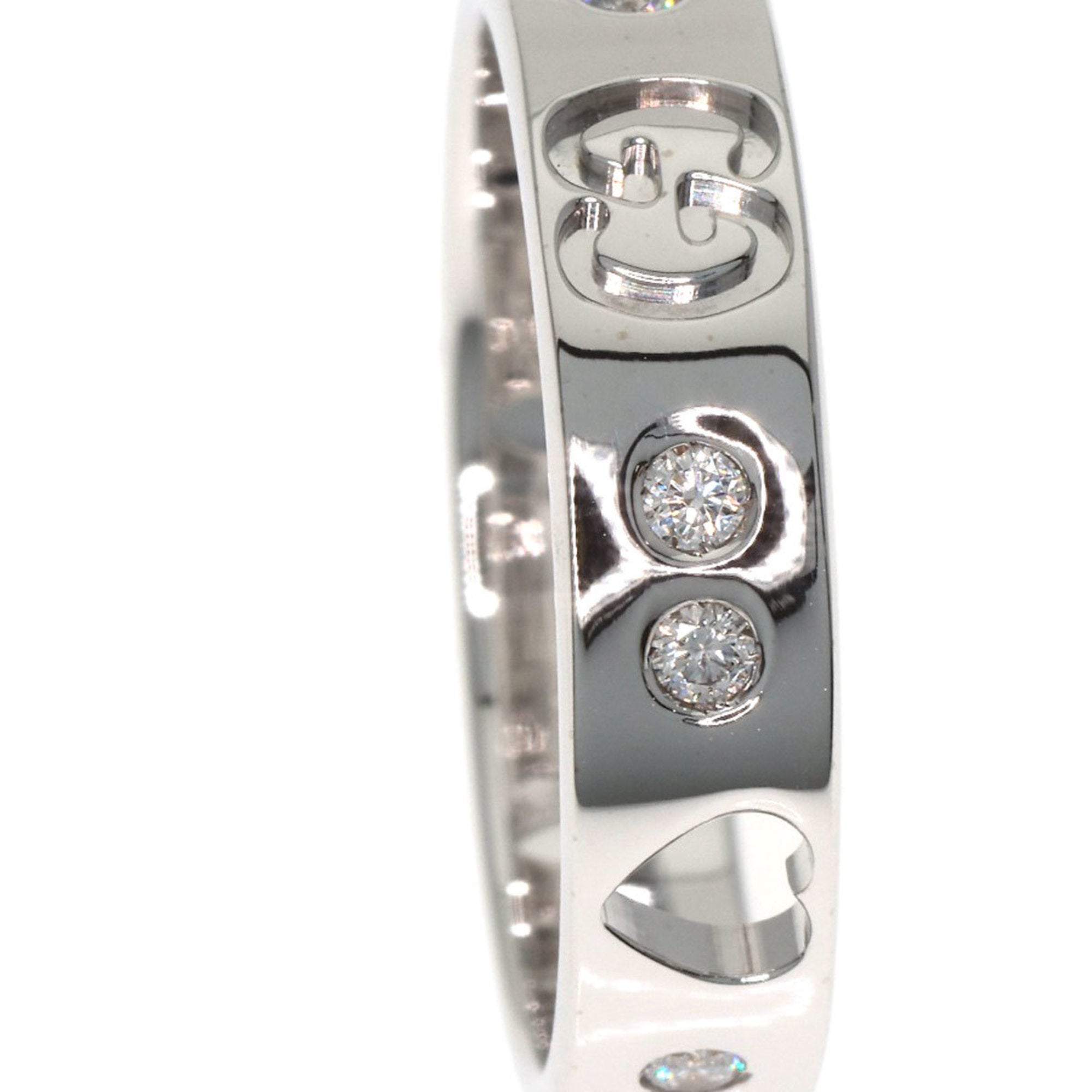 Gucci Icon White Gold (18K) Band Ring (Pre-Owned)