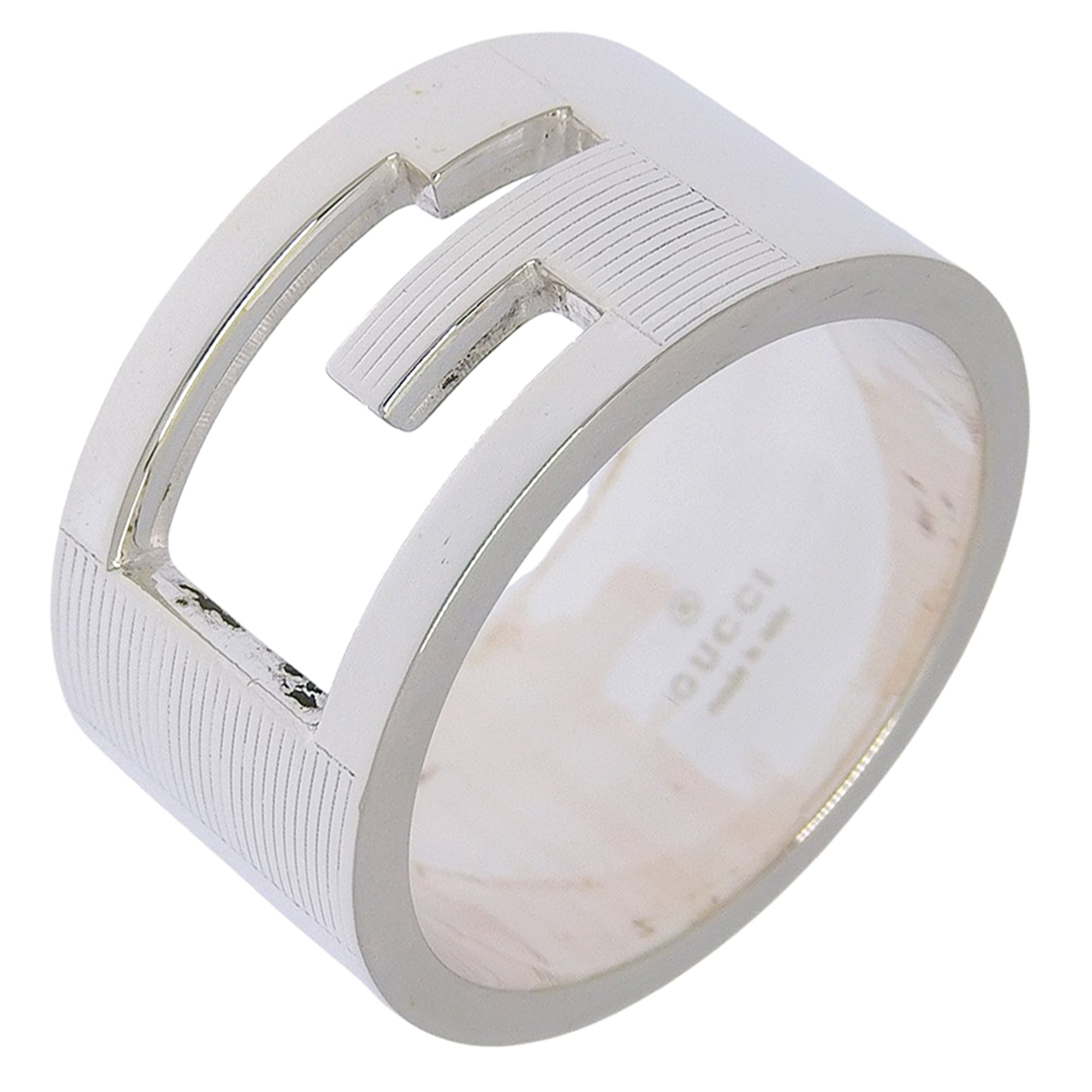 Gucci Silver 925 Band Ring (Pre-Owned)