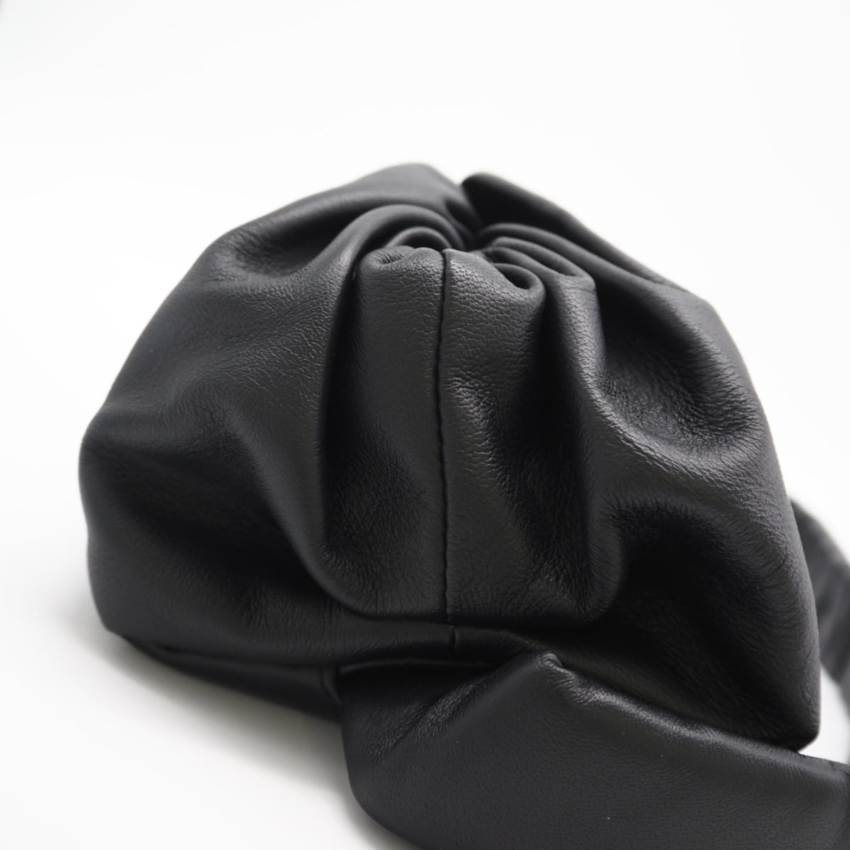 Bottega Veneta Black Nylon Handbag (Pre-Owned)