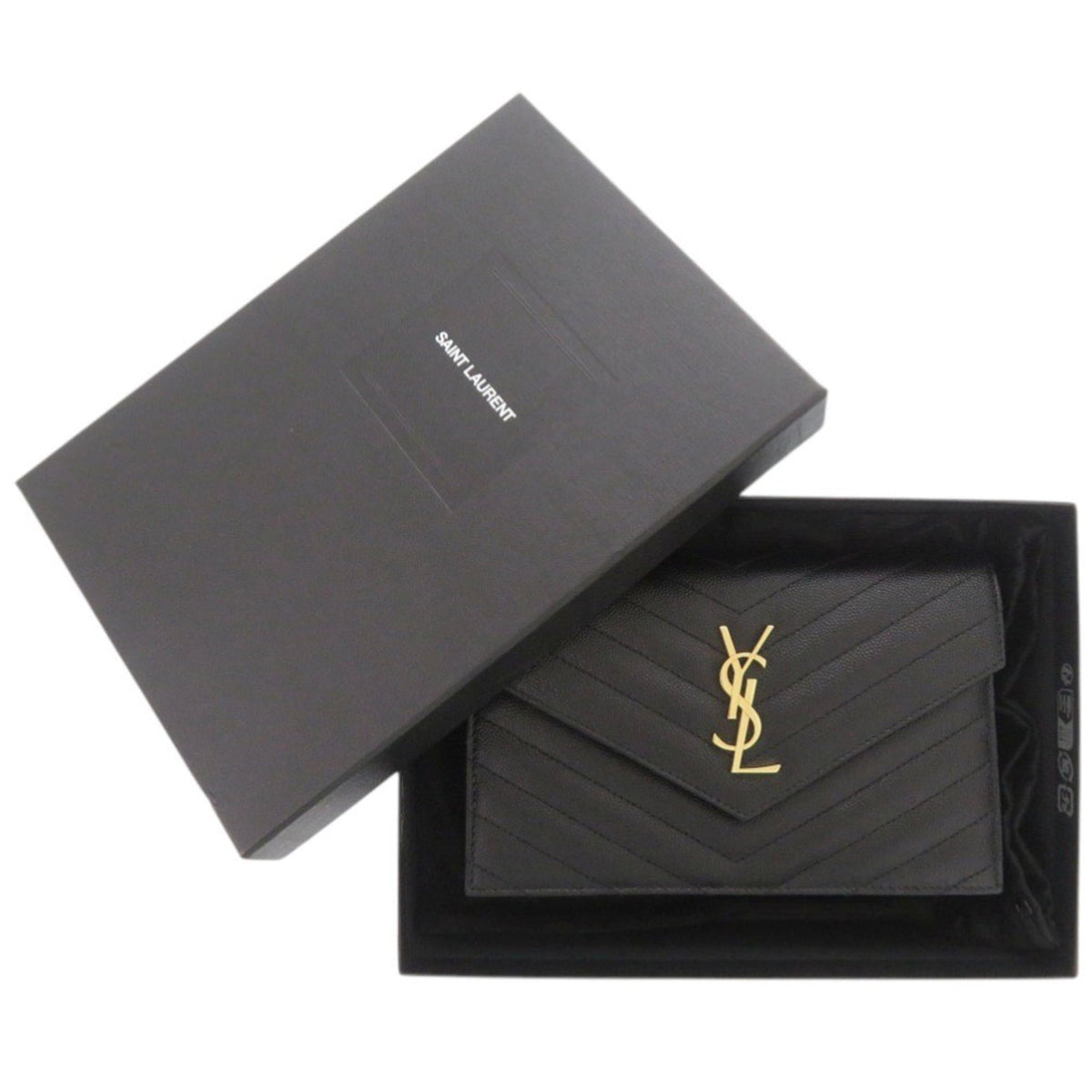Yves Saint Laurent Black Leather Shoulder Bag (Pre-Owned)