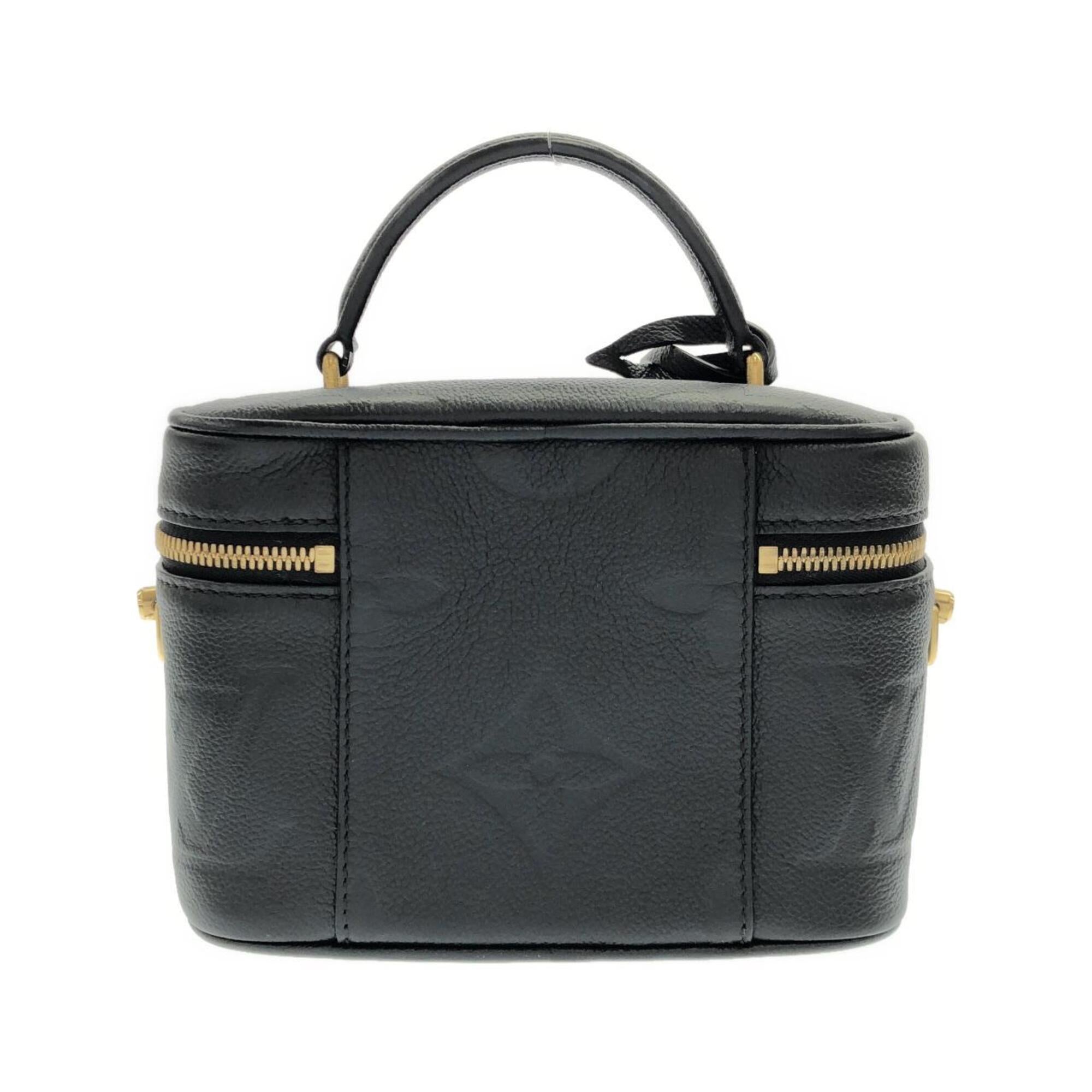 Louis Vuitton Black Leather Handbag (Pre-Owned)