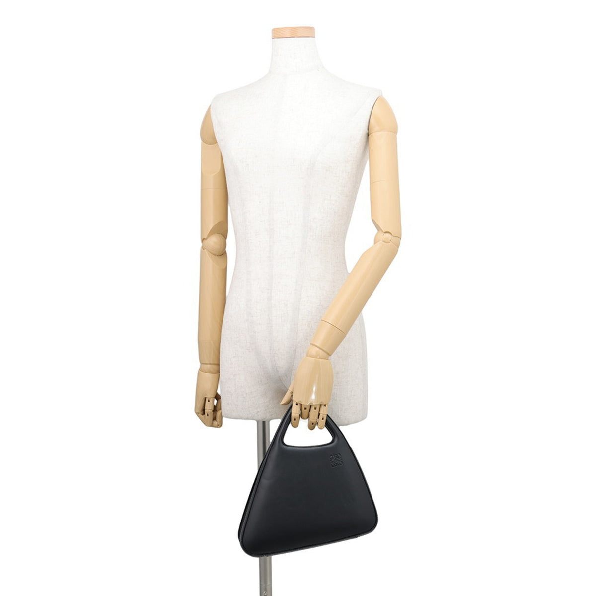 Loewe Black Leather Handbag Shoulder Bag (Pre-Owned)
