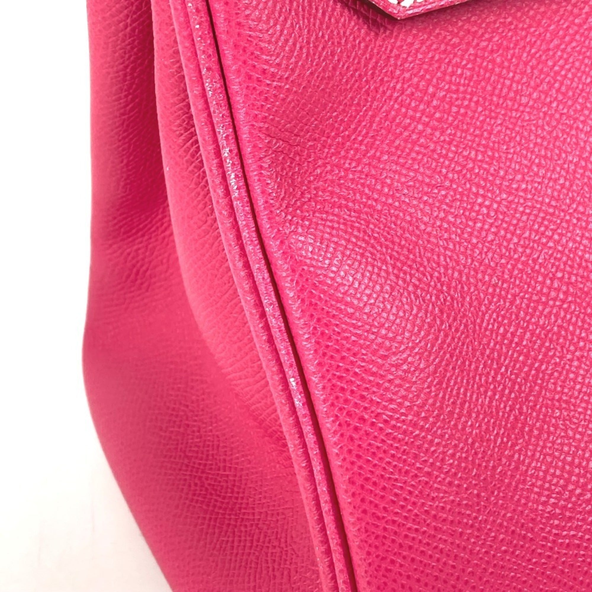Hermes Pink Rose Tyrien Epsom Leather Handbag Tote Bag (Pre-Owned)