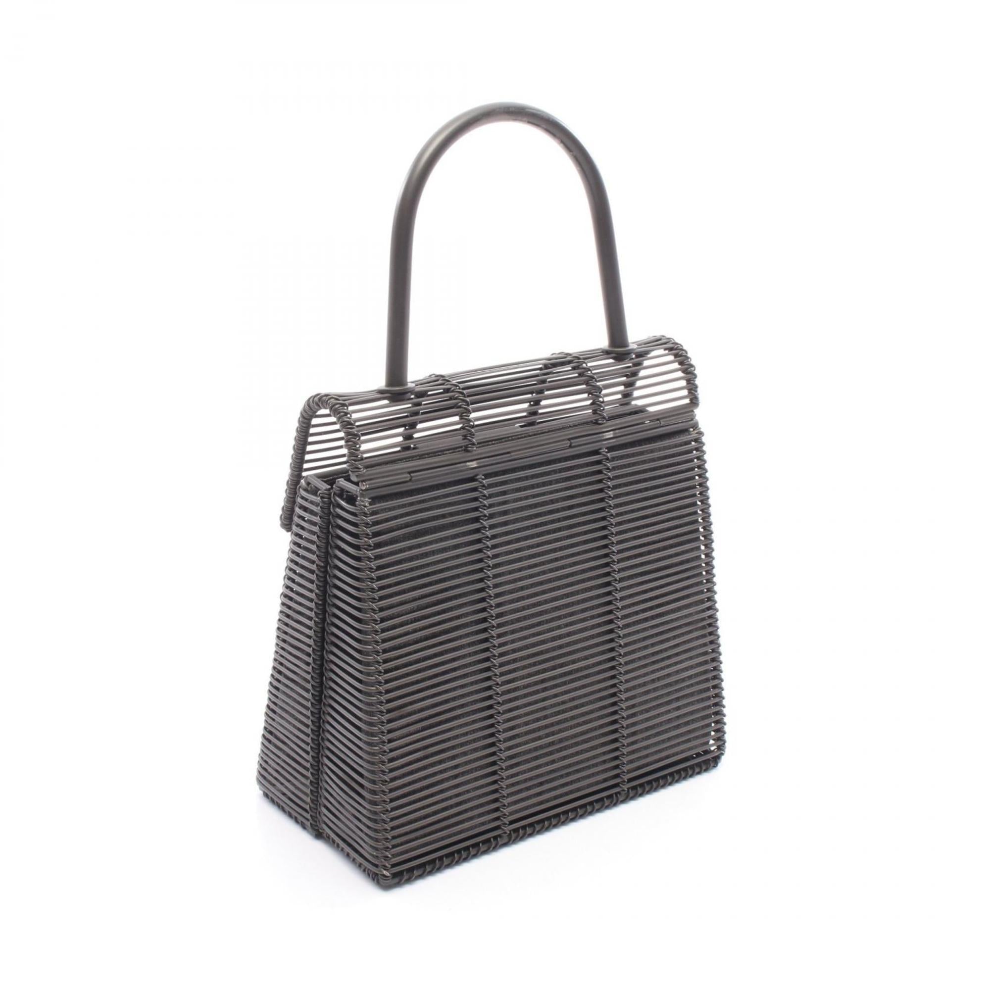 Salvatore Ferragamo Black Metal Handbag (Pre-Owned)