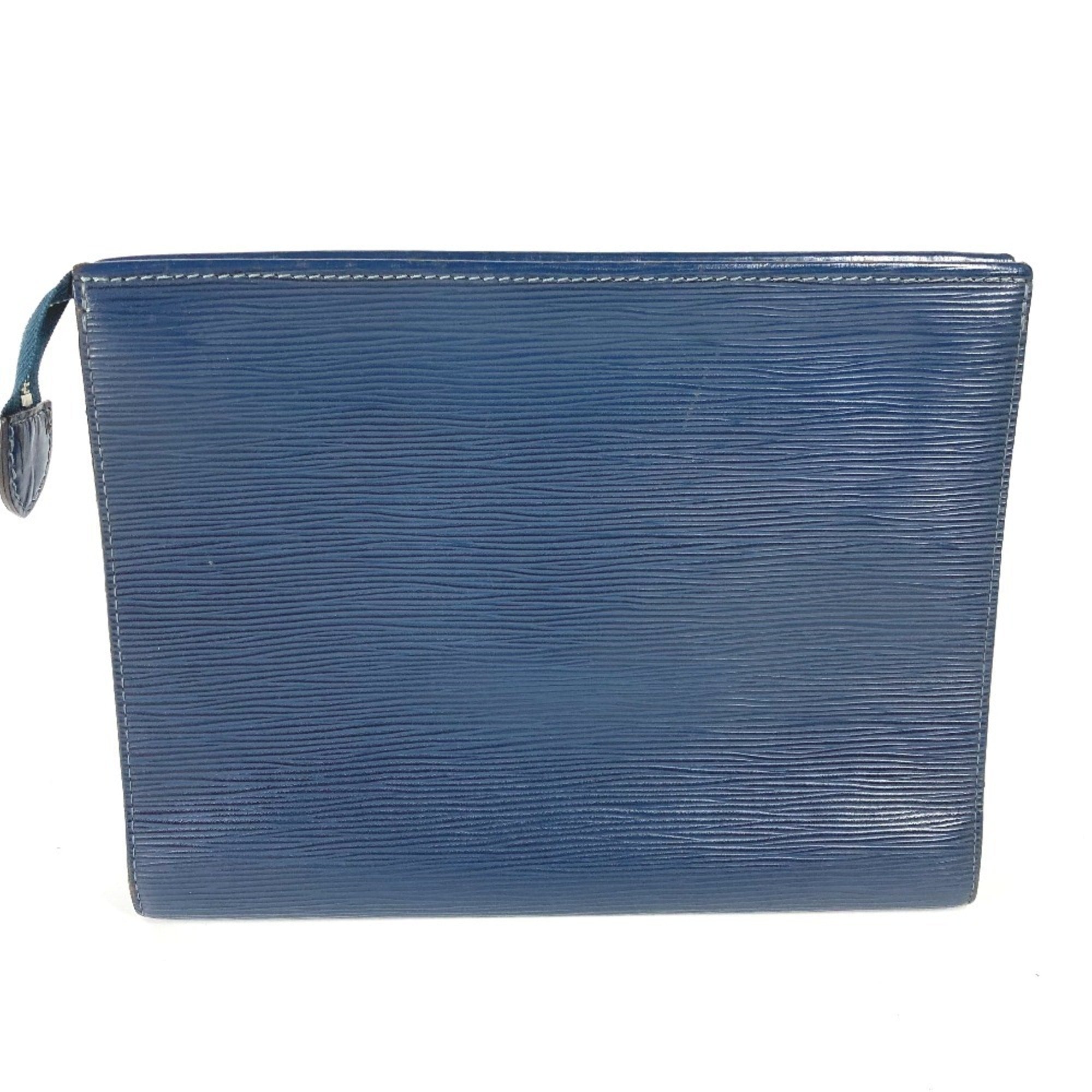 Louis Vuitton Epi Navy Epi Leather Pouch (Pre-Owned)