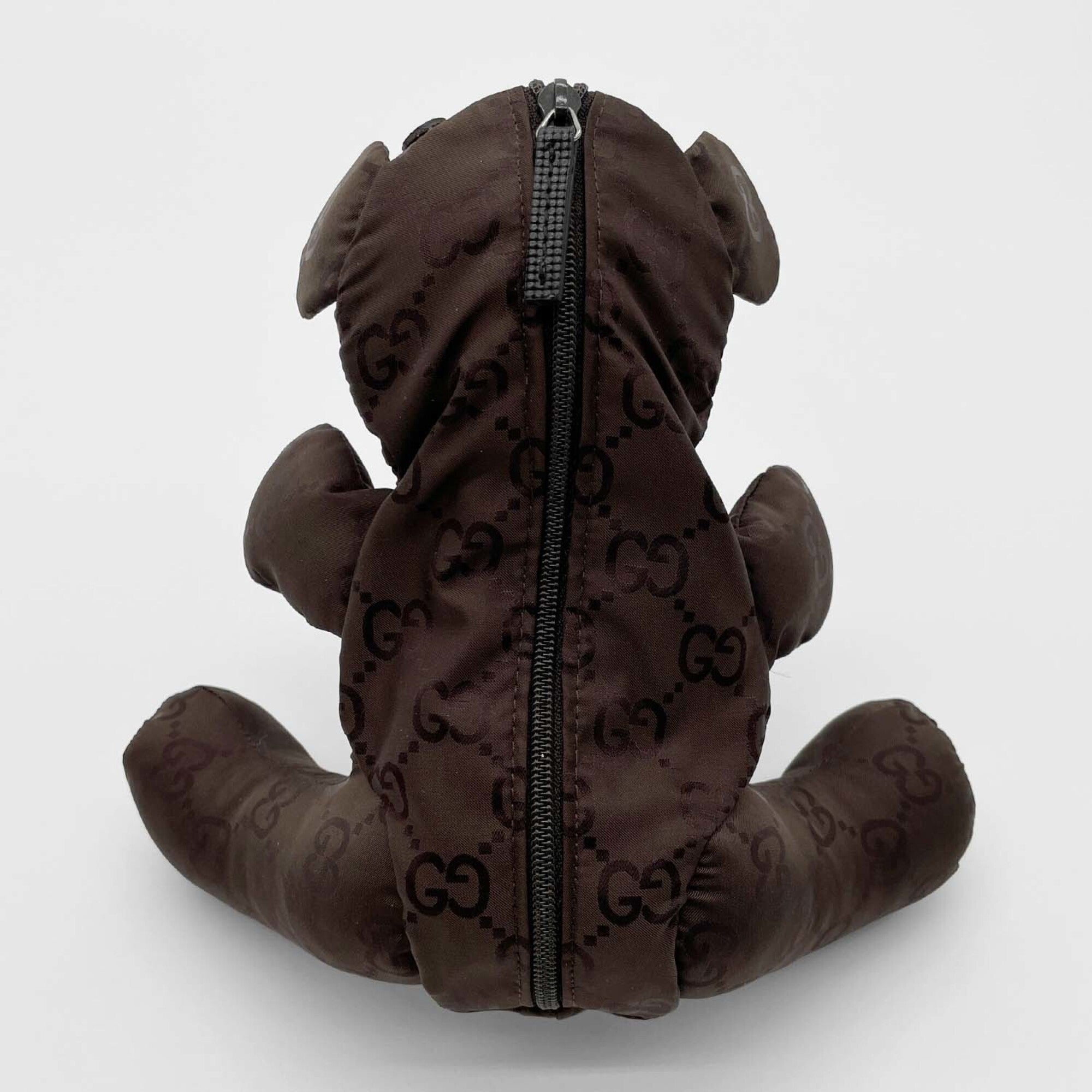 Gucci Brown Nylon Pouch (Pre-Owned)