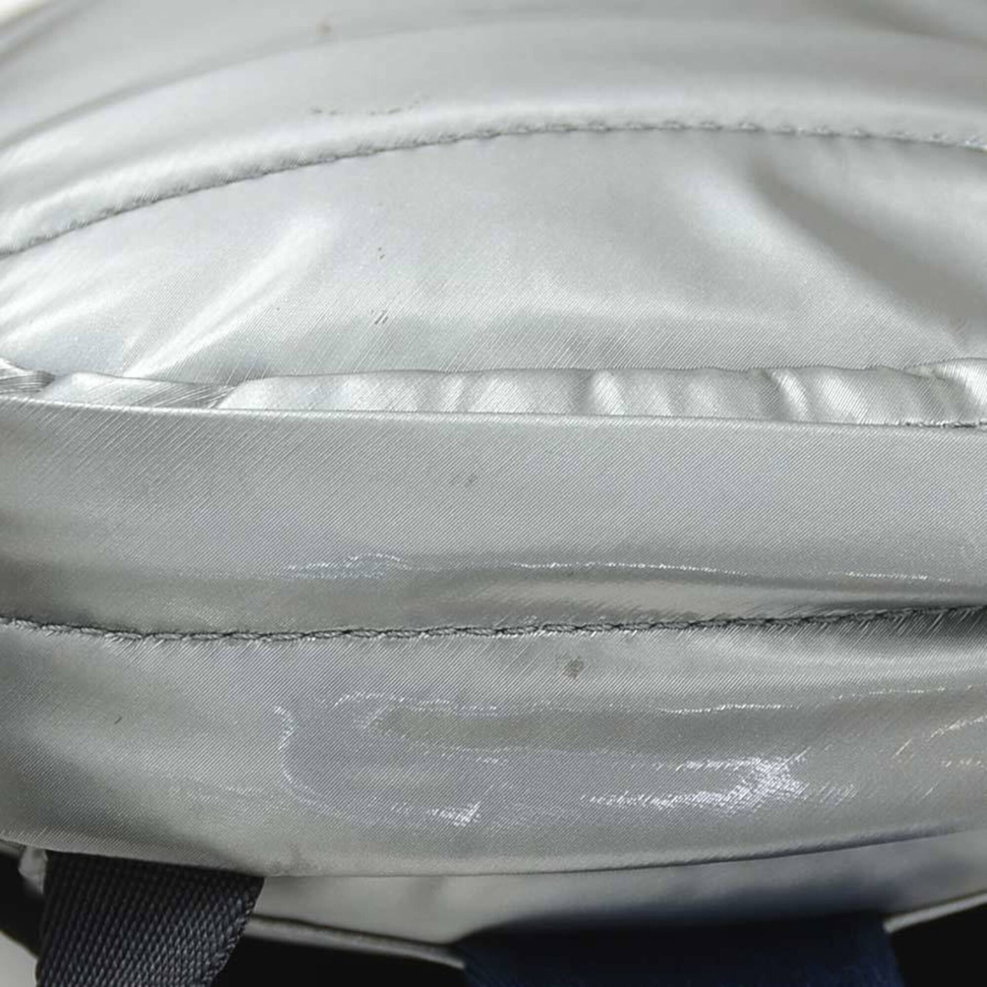 Mcm Blue Silver Pvc Shoulder Bag (Pre-Owned)