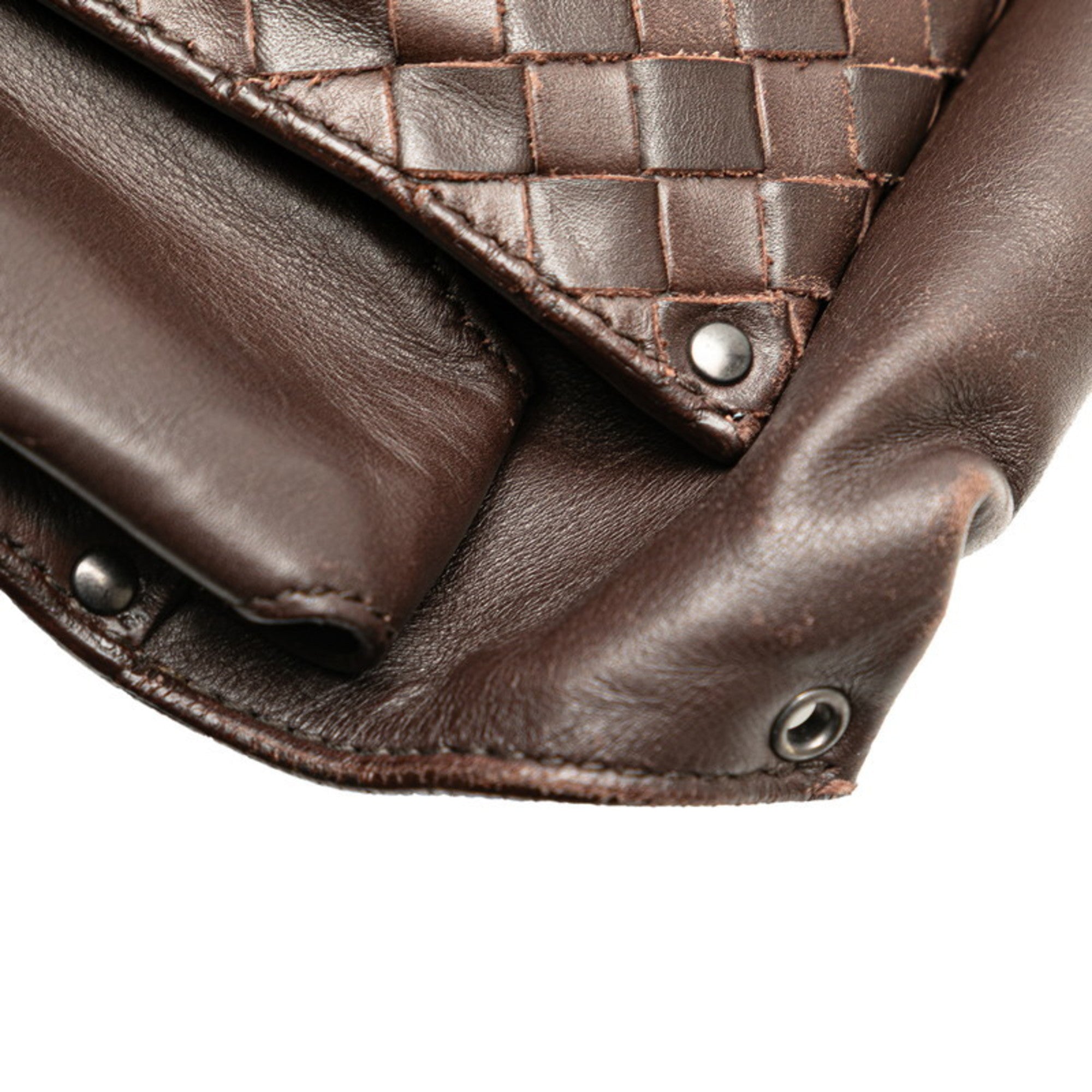 Bottega Veneta Intrecciato Brown Leather Fanny Pack (Pre-Owned)