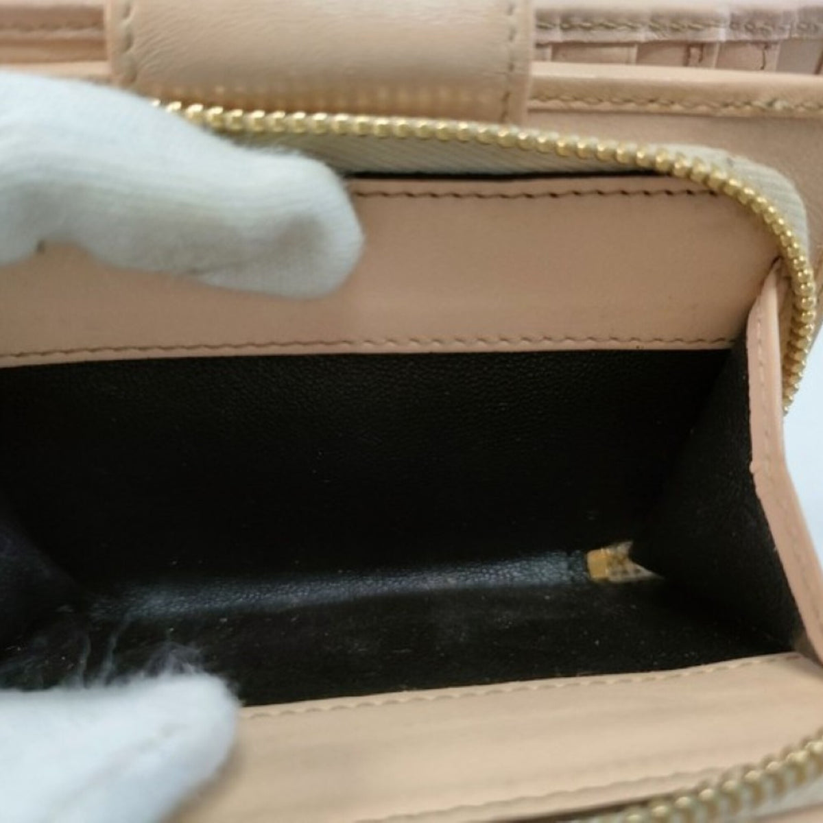 Gucci Beige Gg Canvas Leather Wallet (Bi-Fold) (Pre-Owned)