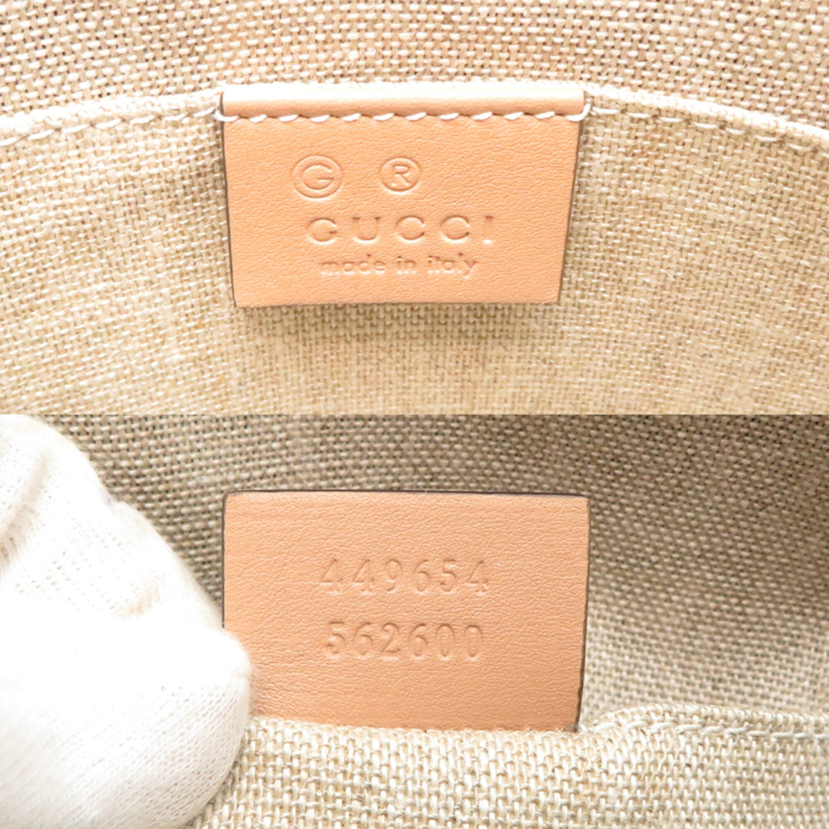 Gucci Beige Leather Handbag (Pre-Owned)