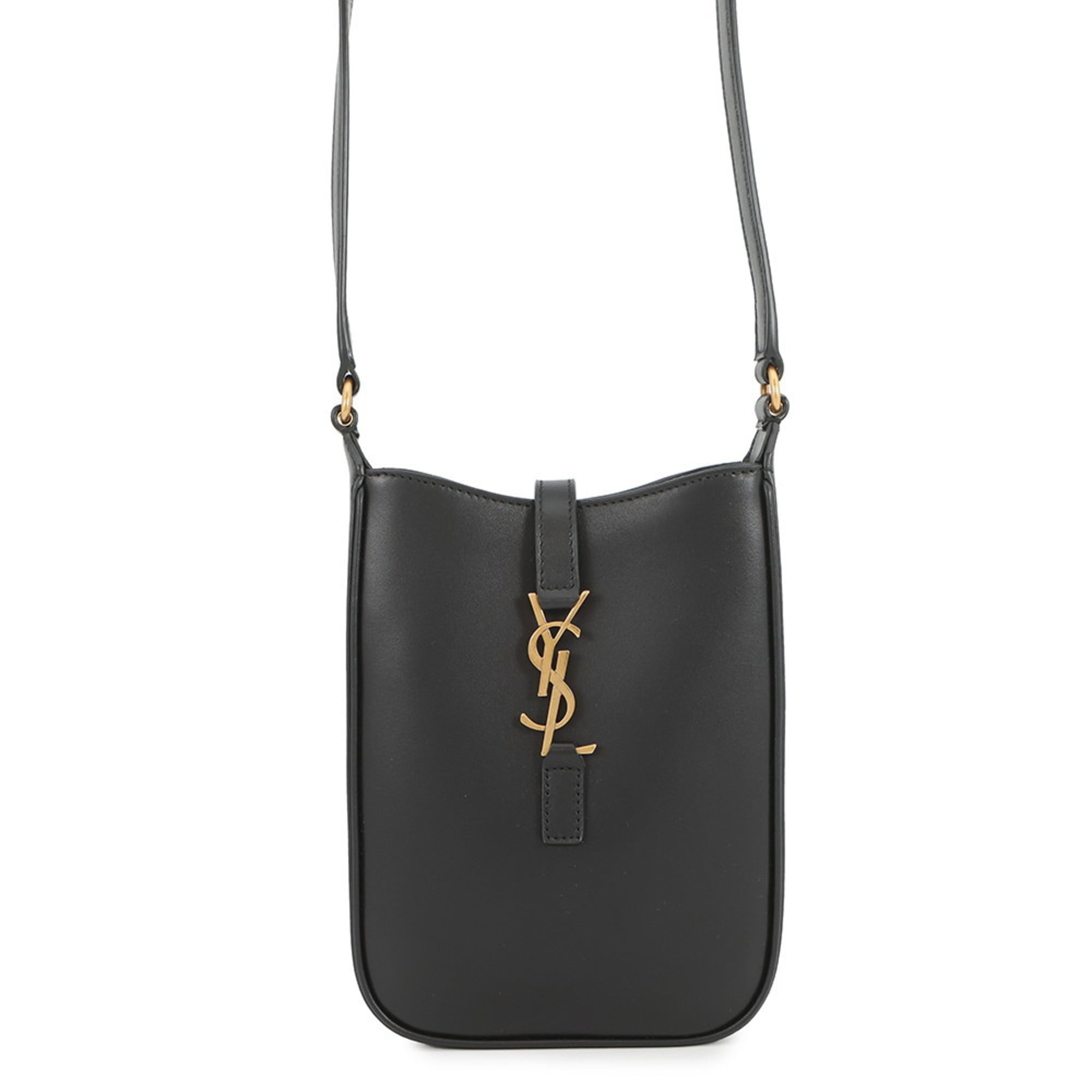 Yves Saint Laurent Black Leather Shoulder Bag (Pre-Owned)