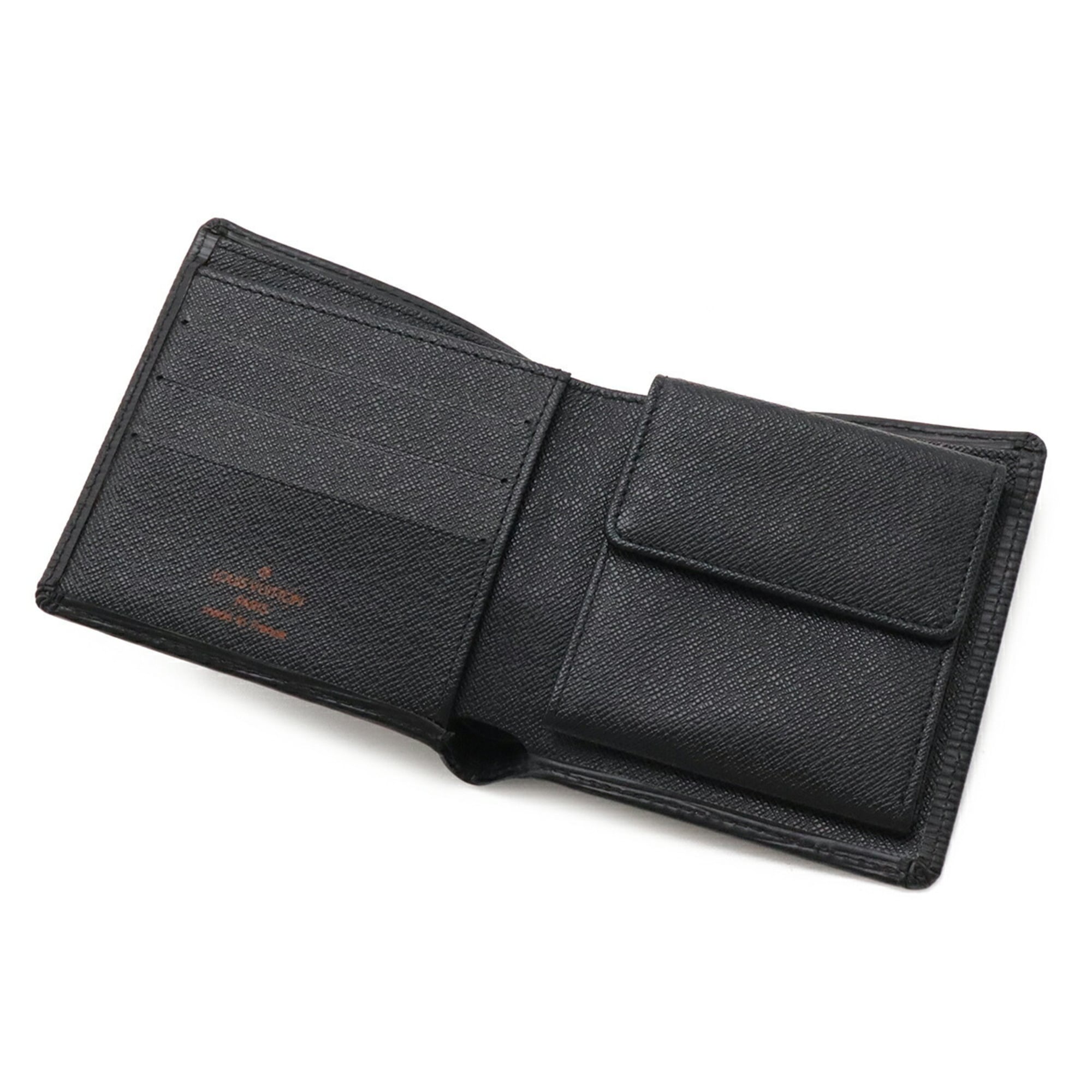 Louis Vuitton Noir Epi Leather Wallet (Bi-Fold) (Pre-Owned)