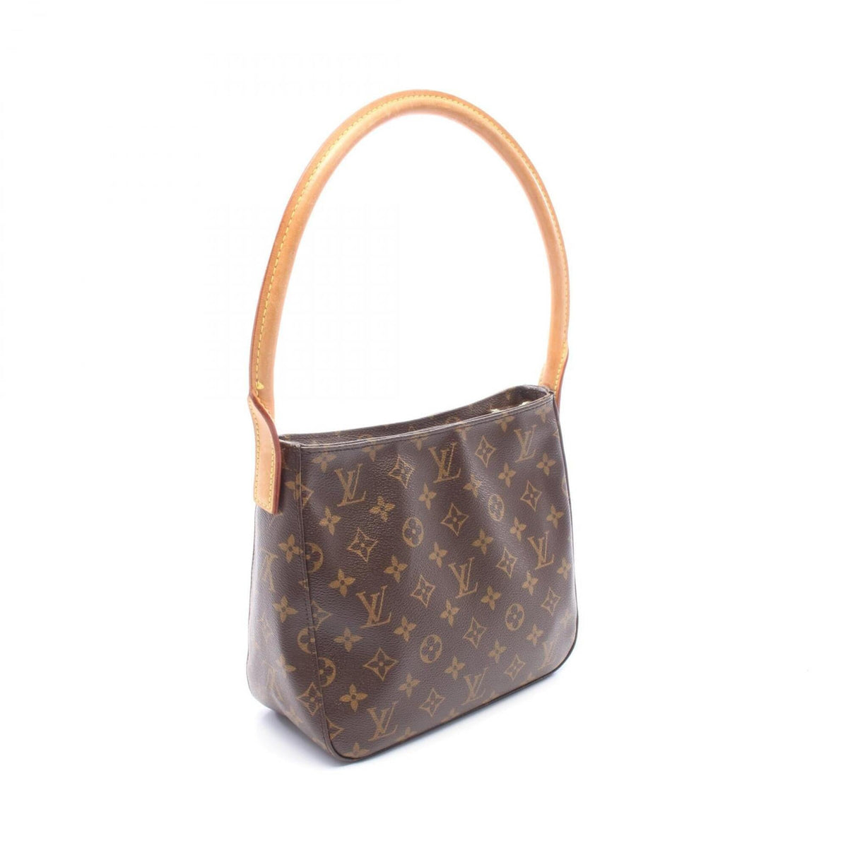 Louis Vuitton Brown Monogram Coated Canvas Handbag Shoulder Bag (Pre-Owned)