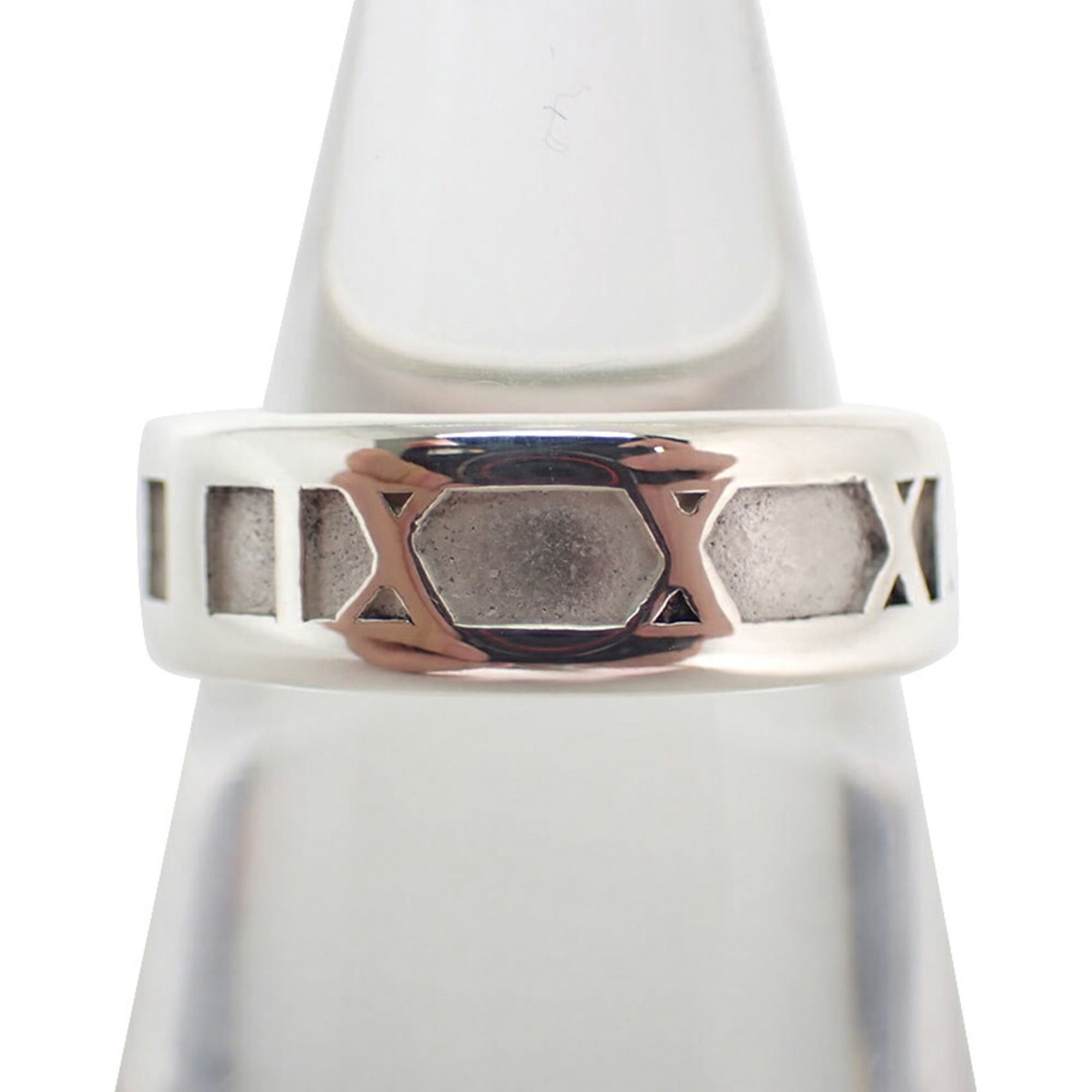 Tiffany Silver Sterling Silver 925 Band Ring (Pre-Owned)