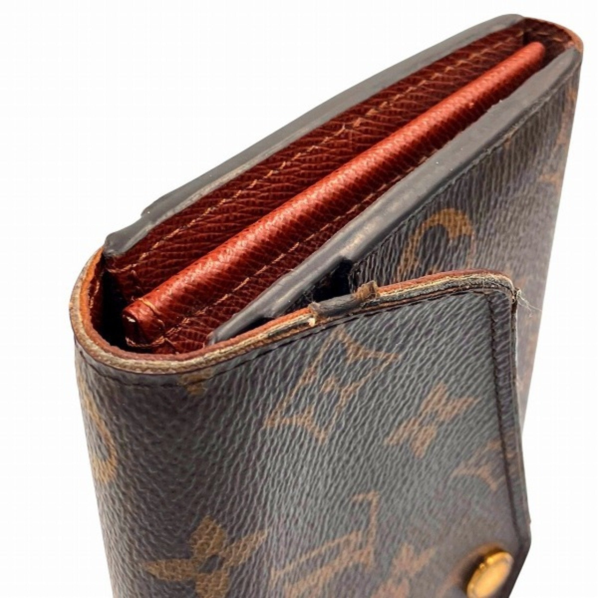 Louis Vuitton Monogram Brown Monogram Long Wallet (Bi-Fold) (Pre-Owned)