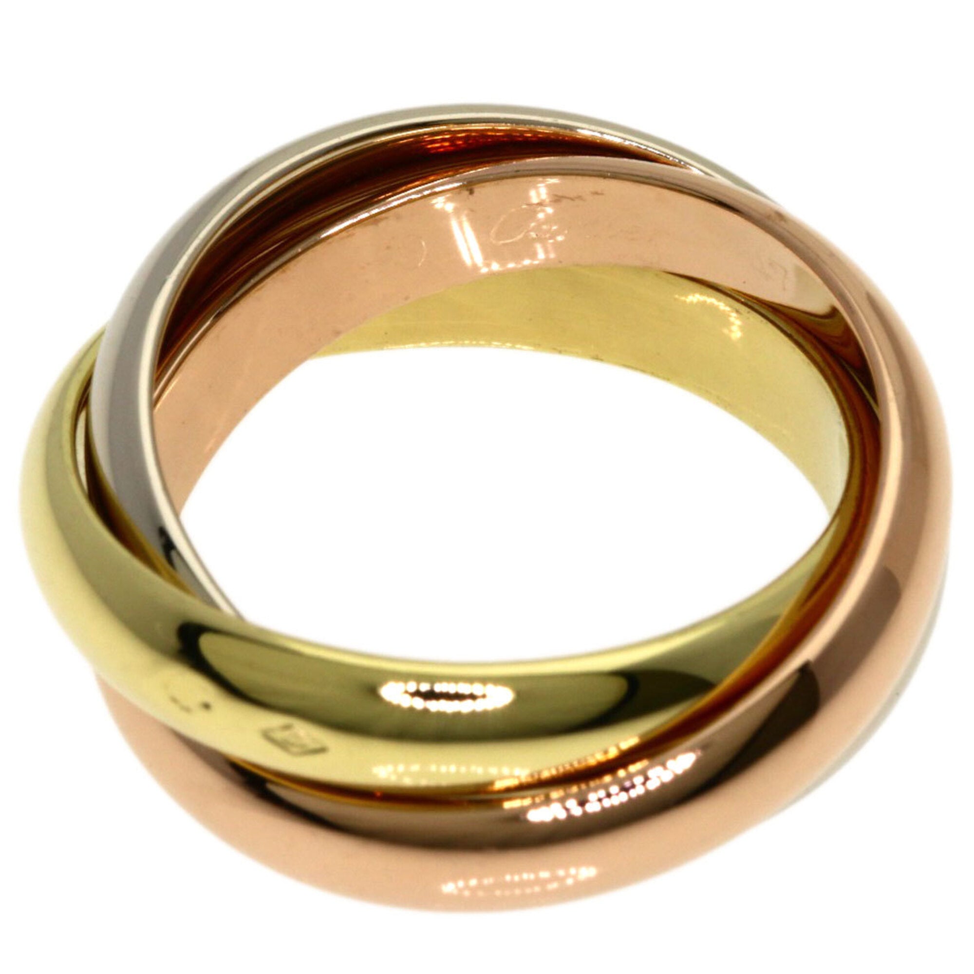 Cartier Trinity Yellow Gold (18K) Pink Gold (18K) White Gold (18K) Band Ring (Pre-Owned)