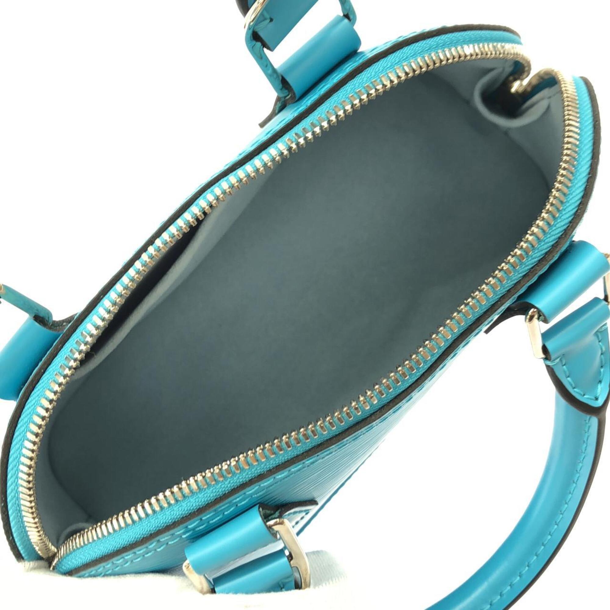Louis Vuitton Turquoise Leather Handbag (Pre-Owned)