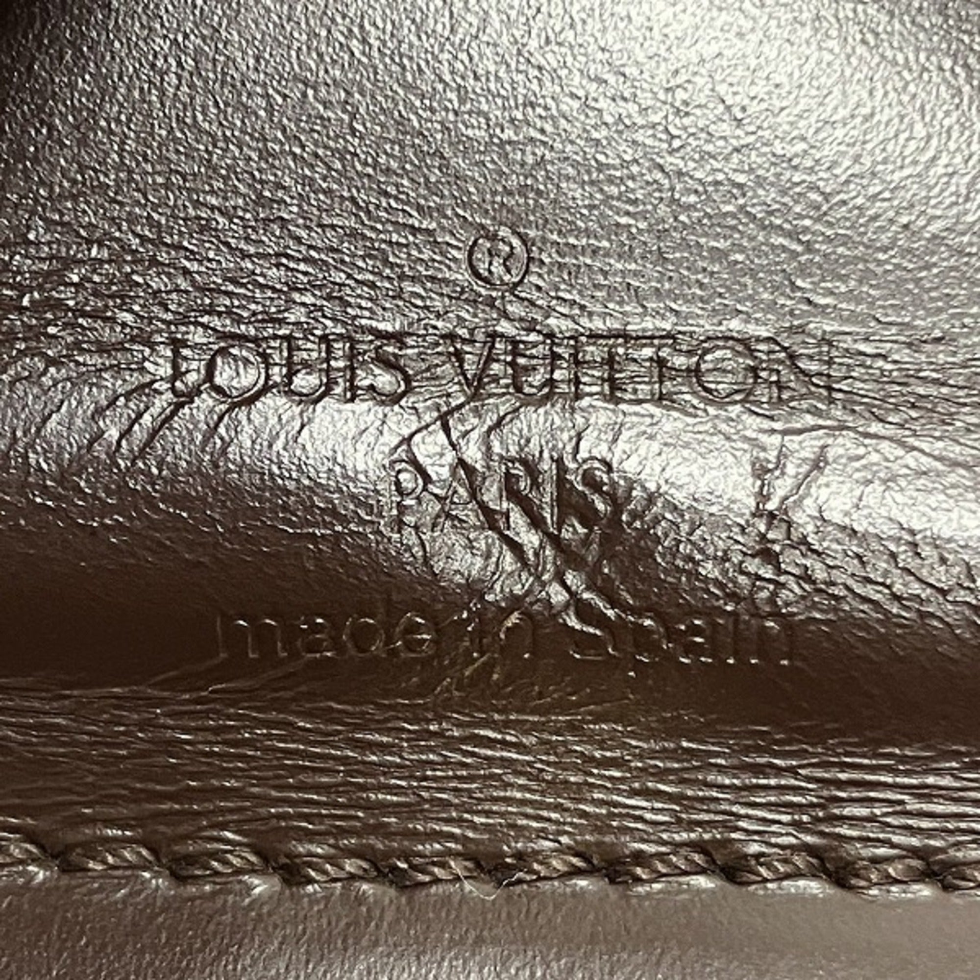 Louis Vuitton Brown Damier Canvas Handbag Shoulder Bag (Pre-Owned)