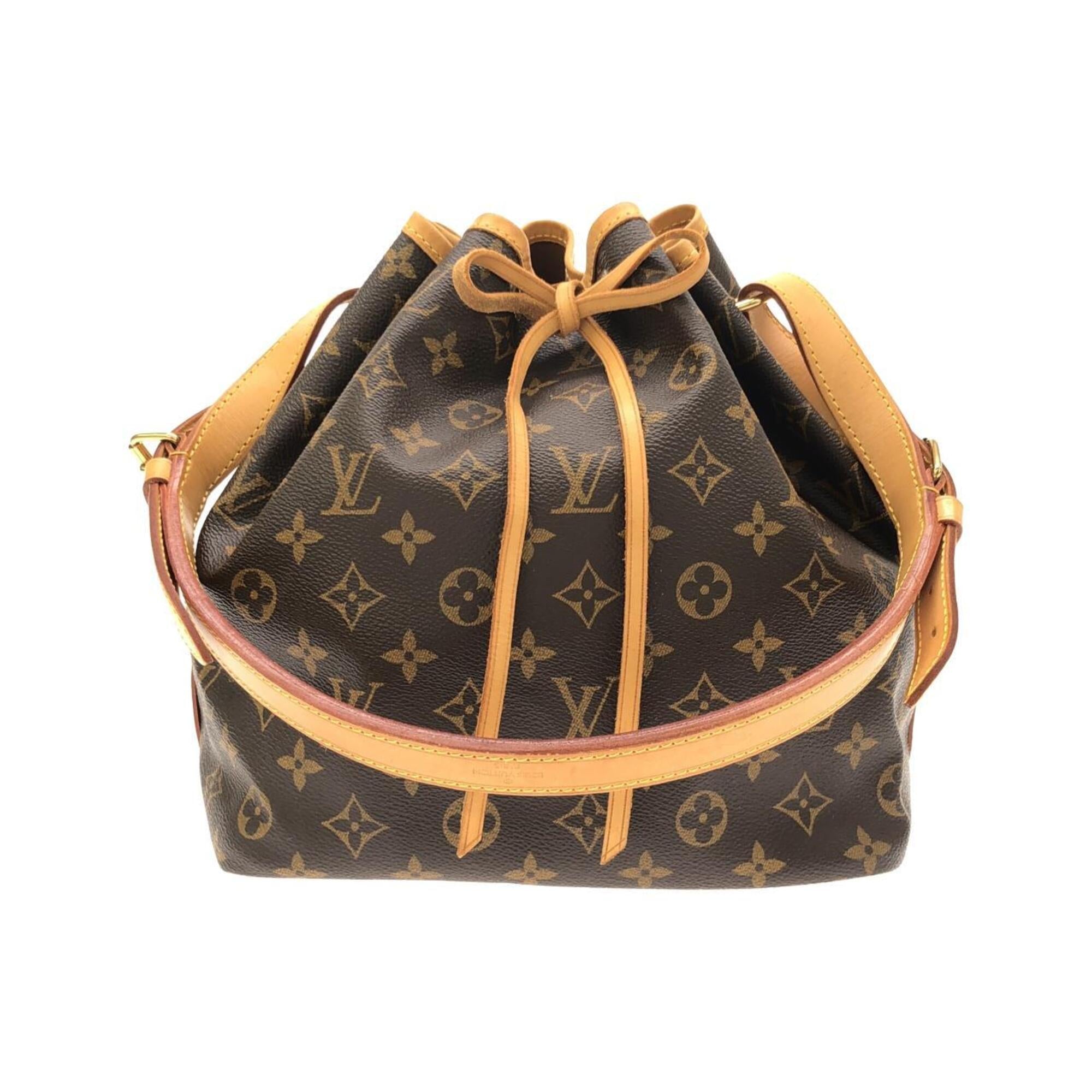 Louis Vuitton Marron Coated Canvas Shoulder Bag (Pre-Owned)