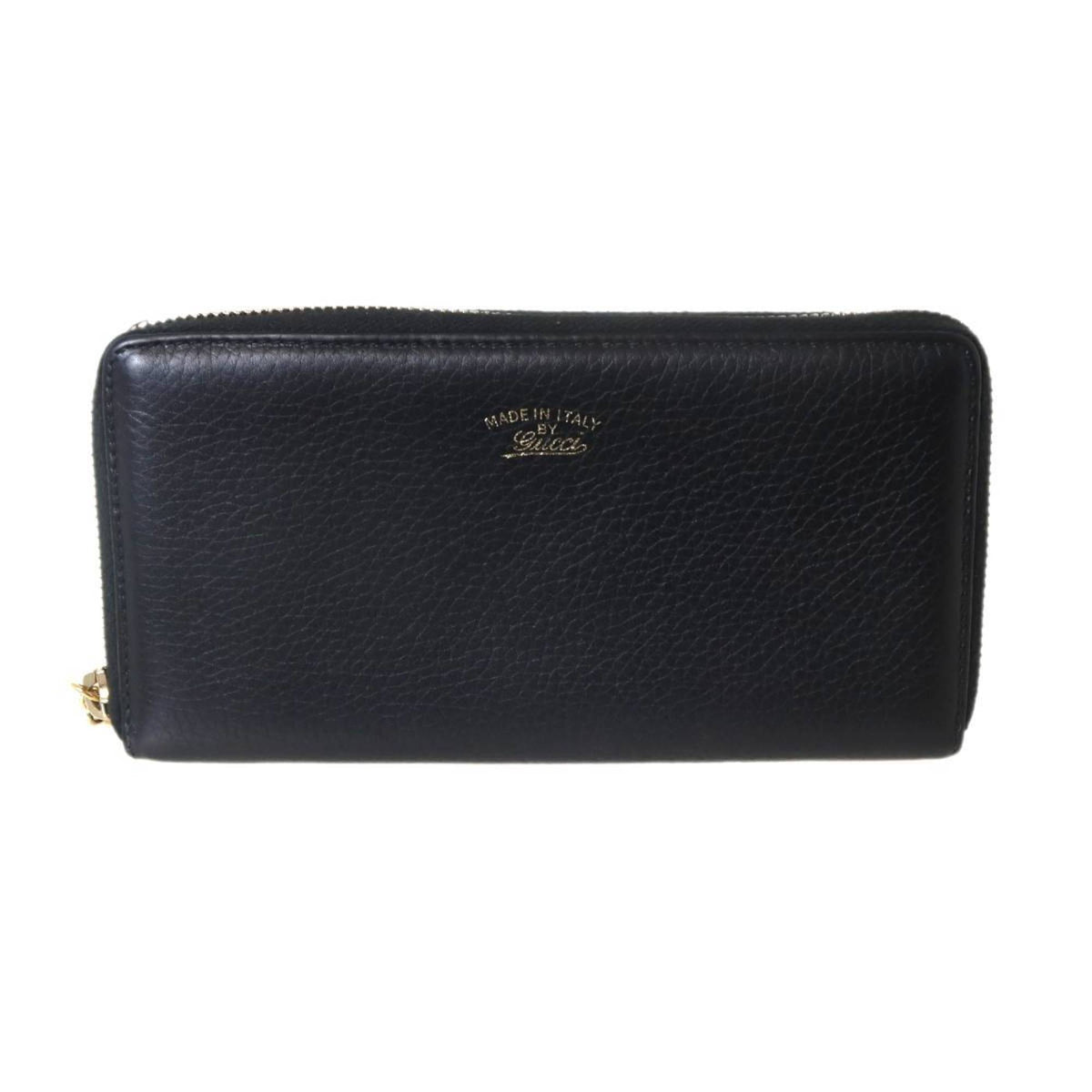 Gucci Black Long Wallet (Bi-Fold) (Pre-Owned)