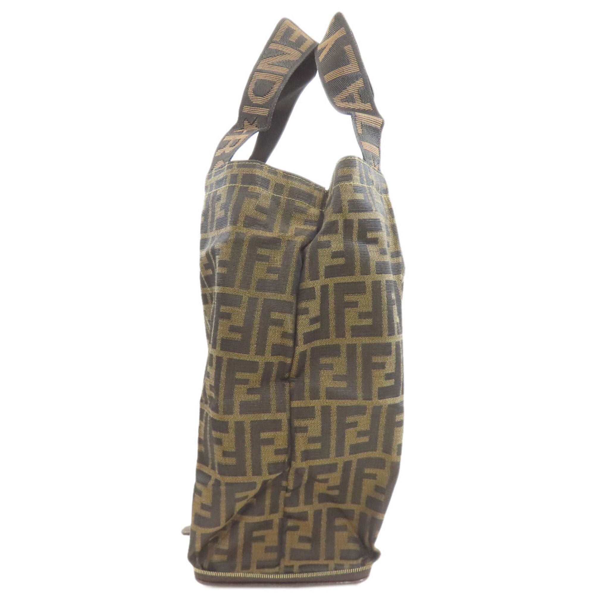 Fendi Brown Canvas Eco-Bag Tote Bag (Pre-Owned)