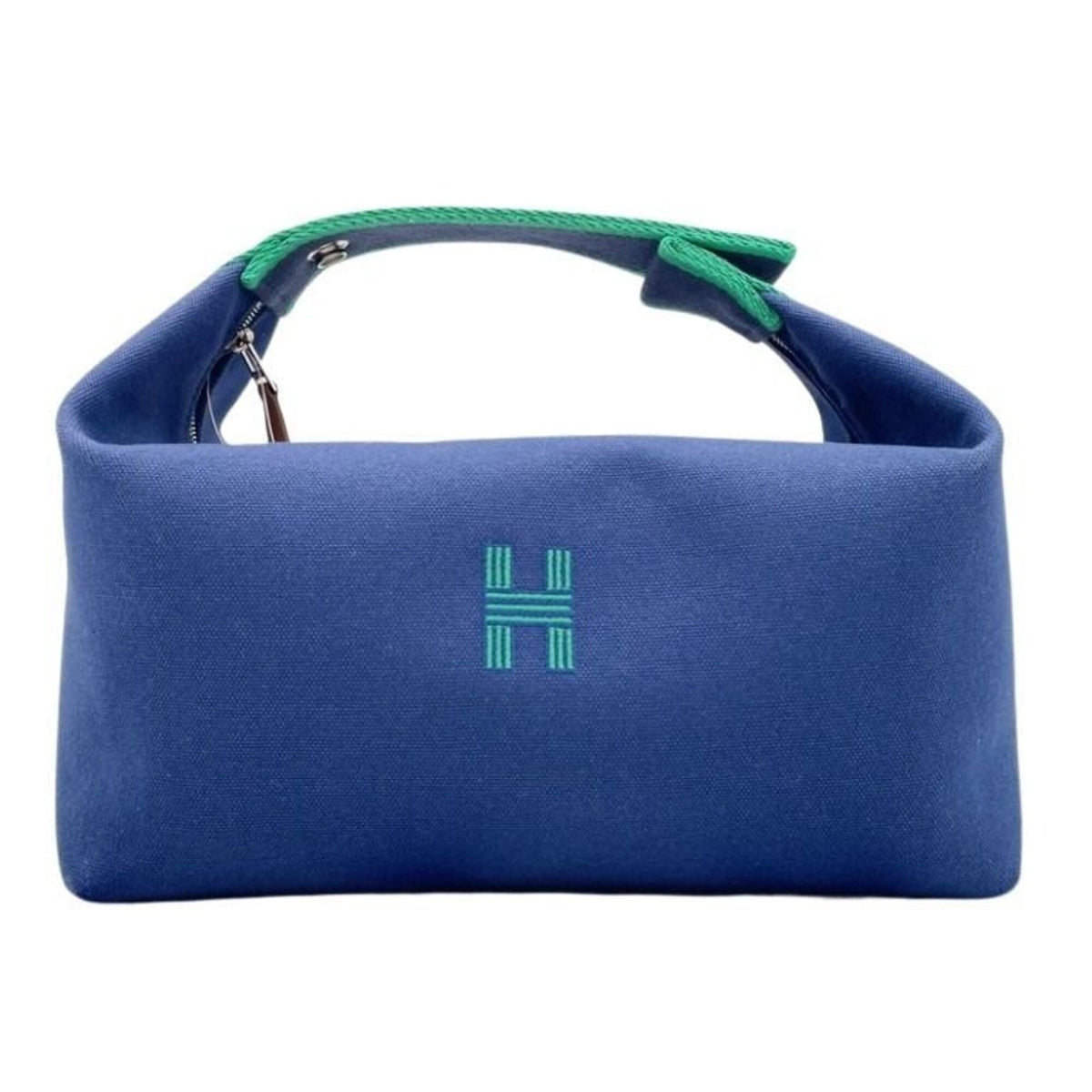Hermes Blue Cotton 100% Handbag (Pre-Owned)
