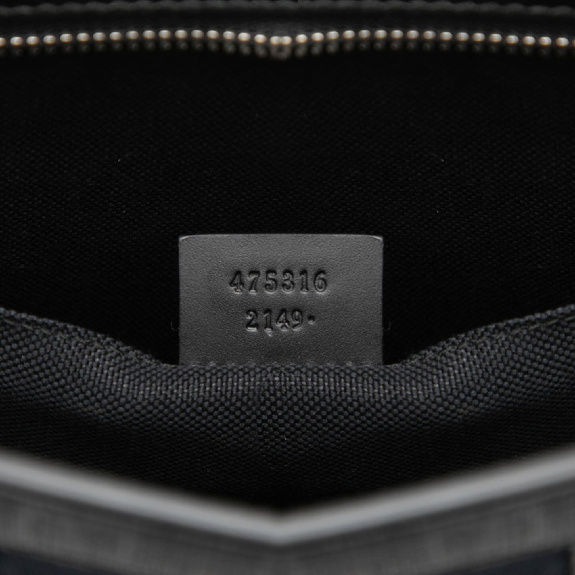 Gucci Black Pvc Leather Clutch Bag (Pre-Owned)