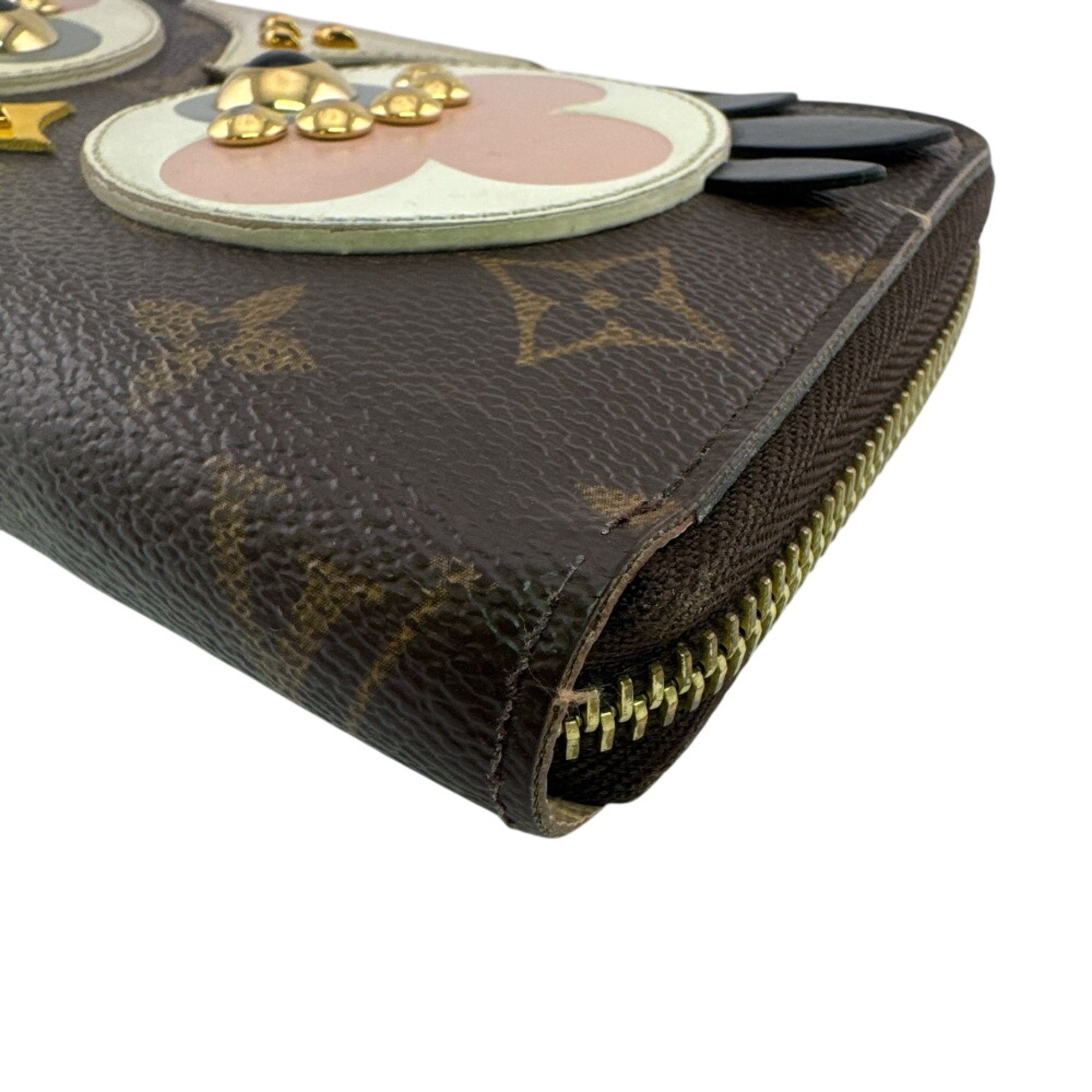 Louis Vuitton Brown Monogram Pink Monogram Long Wallet (Bi-Fold) (Pre-Owned)