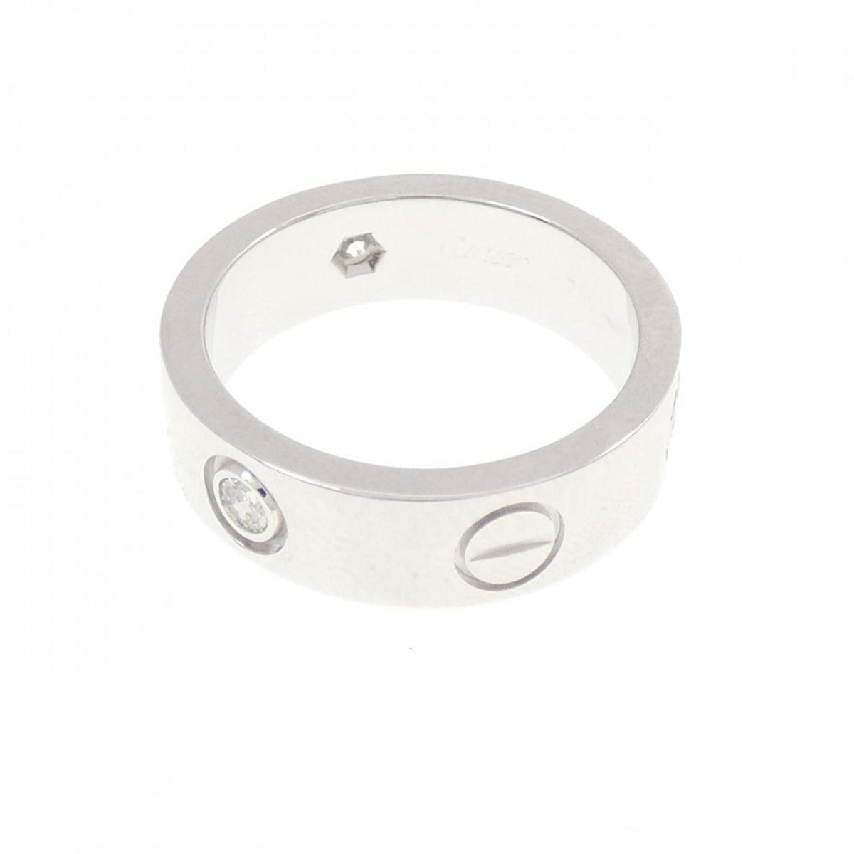 Cartier Love White Gold (18K) Band Ring (Pre-Owned)