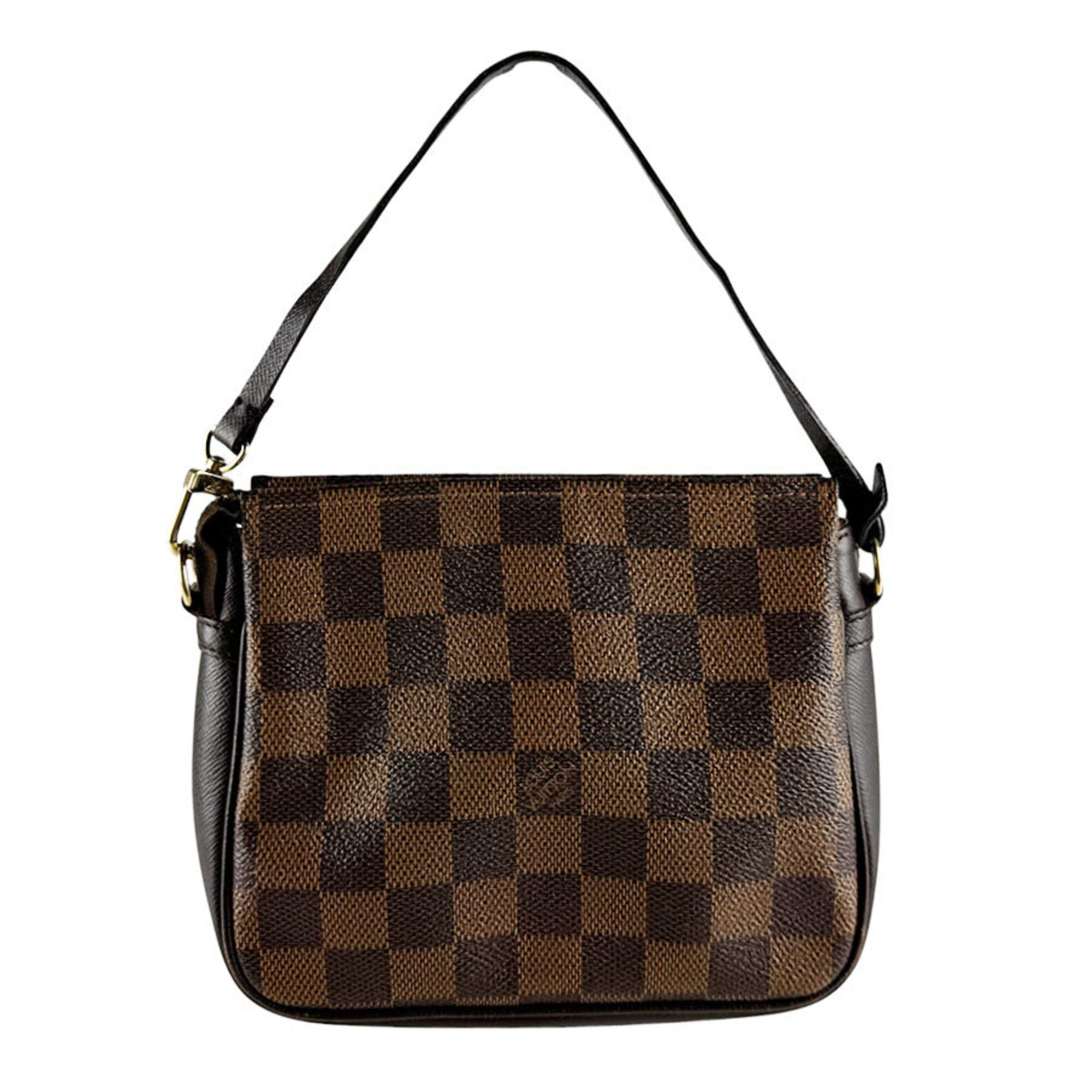Louis Vuitton Damier Canvas Ebene Damier Canvas Handbag (Pre-Owned)