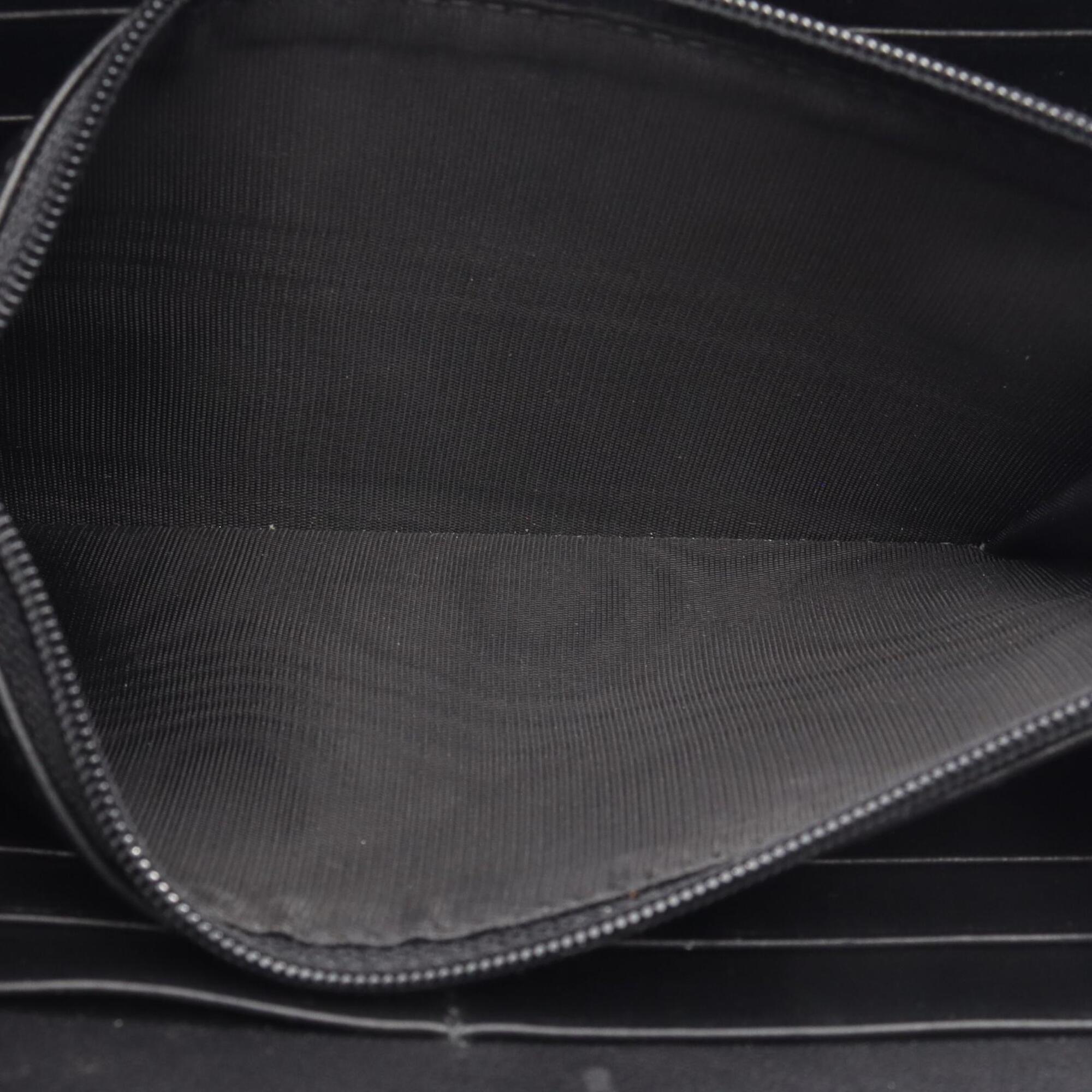 Gucci Black Leather Long Wallet (Bi-Fold) (Pre-Owned)