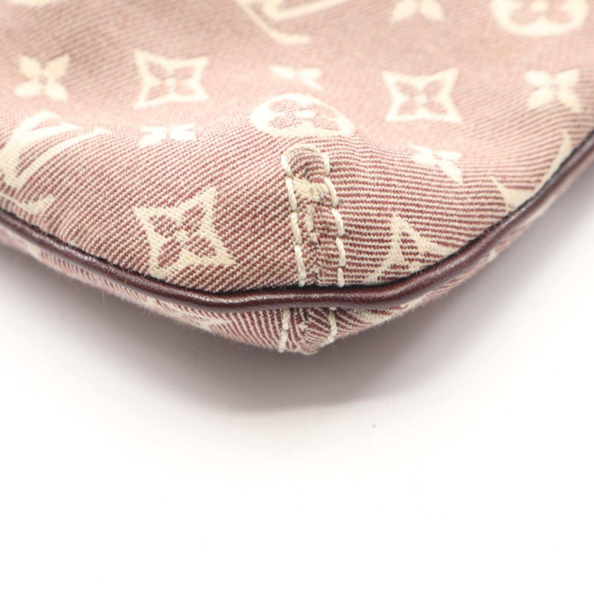 Louis Vuitton Bordeaux Sepia Canvas Leather Handbag (Pre-Owned)