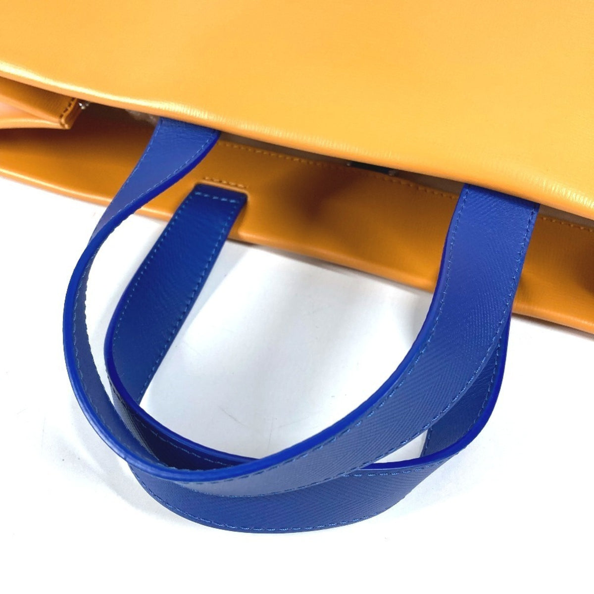 Louis Vuitton Orange Leather Shoulder Bag Tote Bag (Pre-Owned)