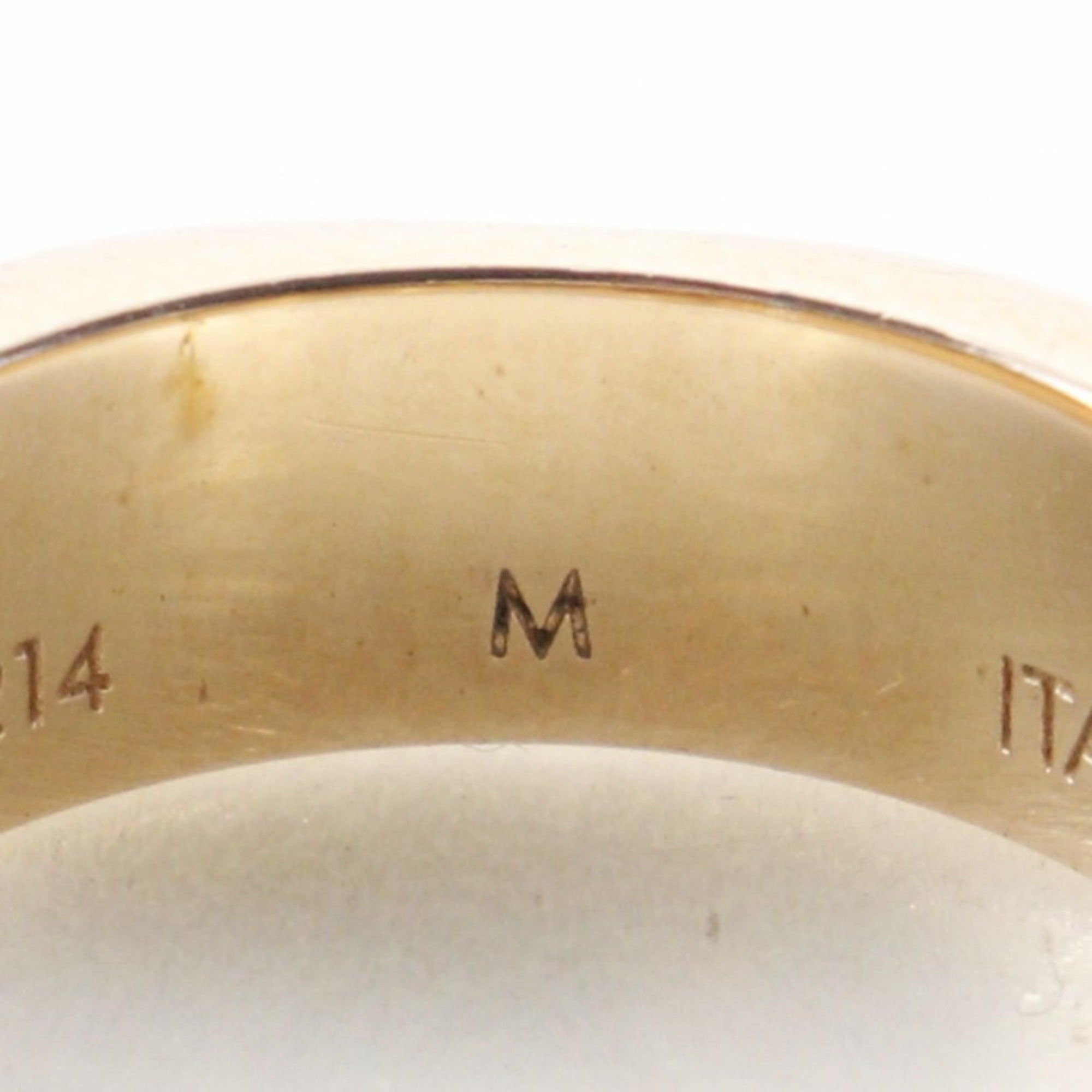 Louis Vuitton Pink Gold Gold Plating Band Ring (Pre-Owned)