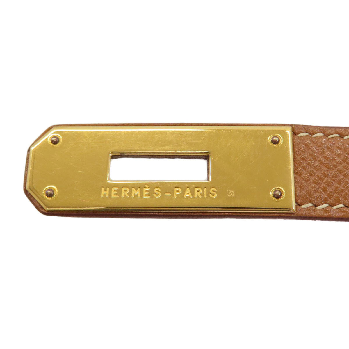 Hermes Gold Courchevel Leather Handbag (Pre-Owned)