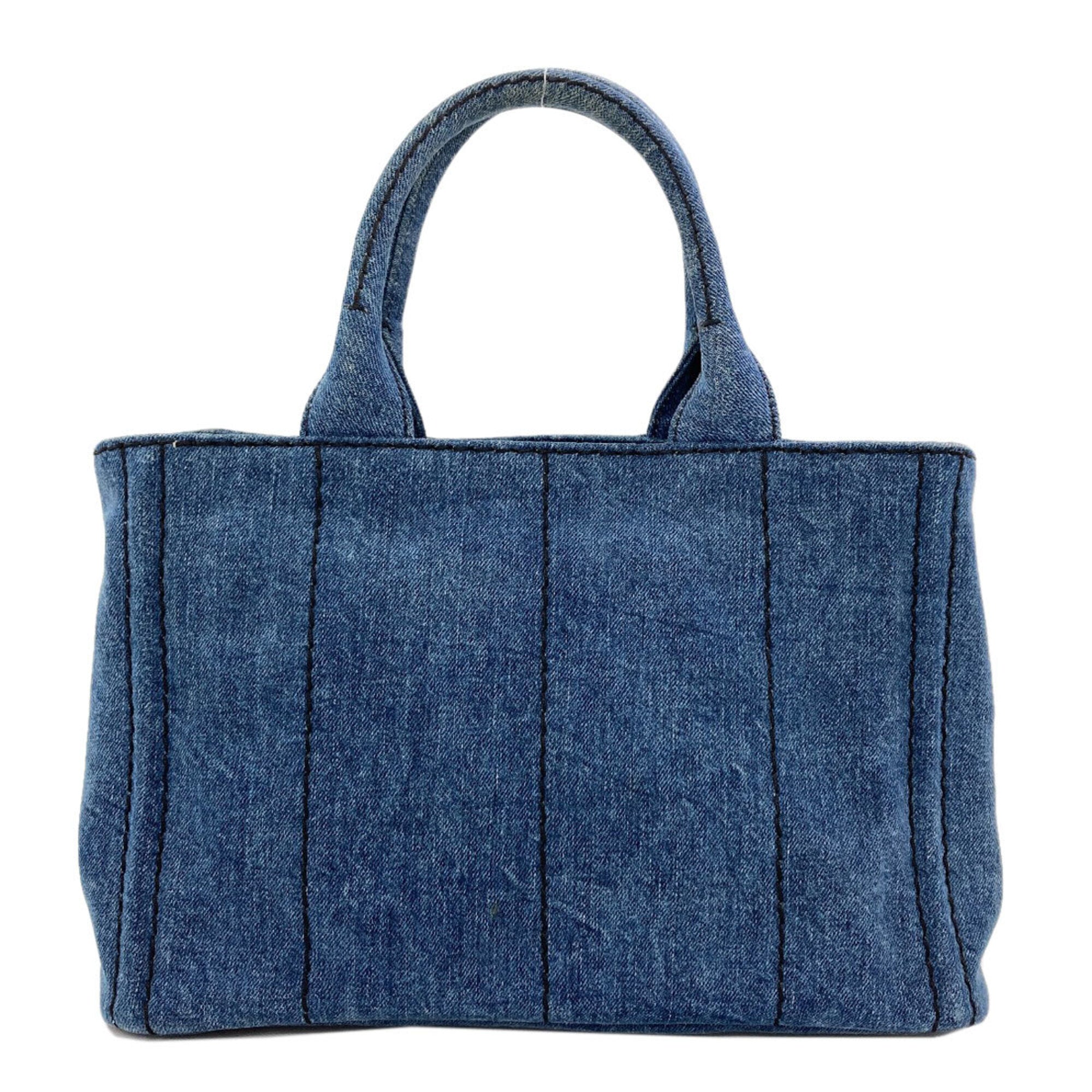 Prada Blue Denim Handbag (Pre-Owned)