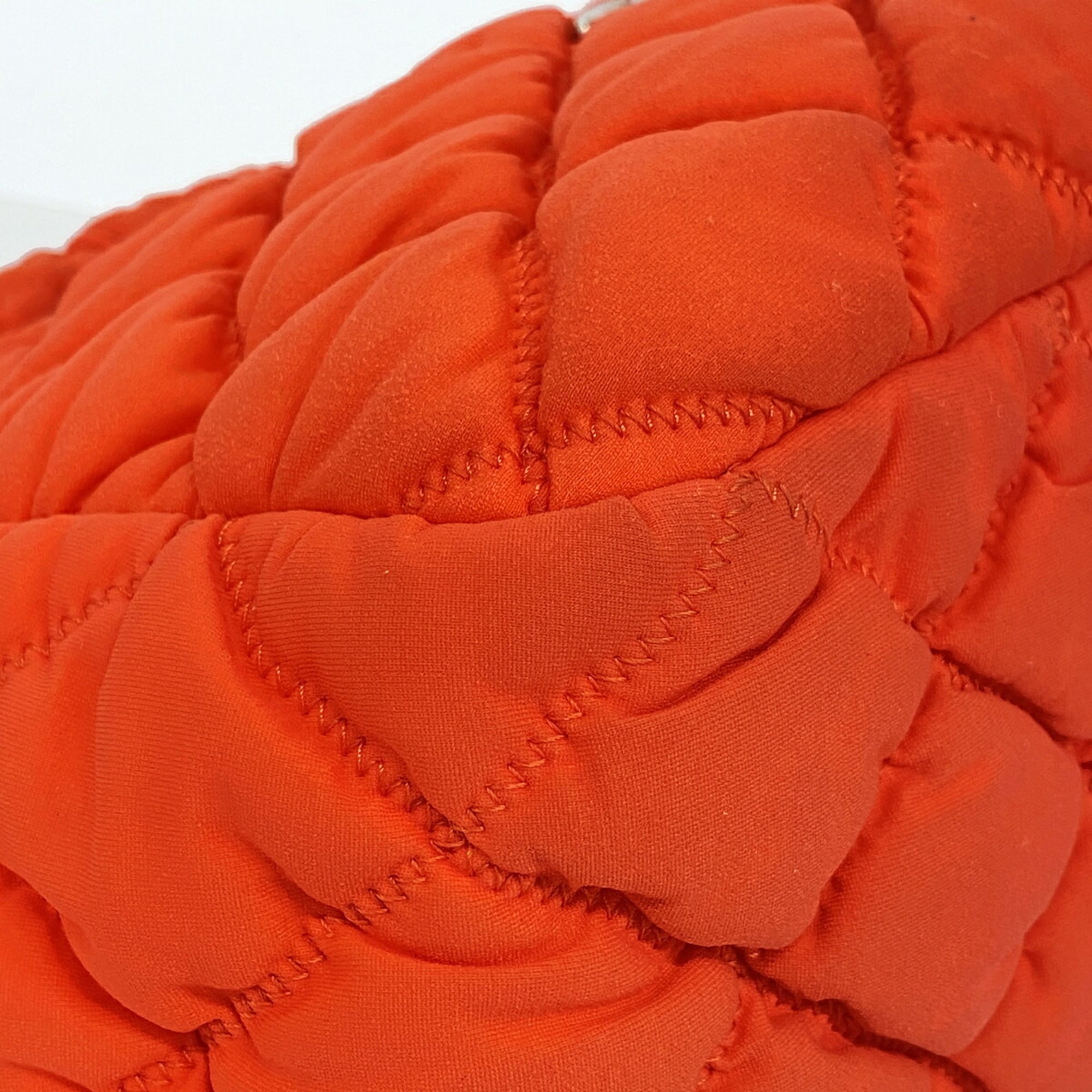 Chanel Red Color Nylon Shoulder Bag (Pre-Owned)