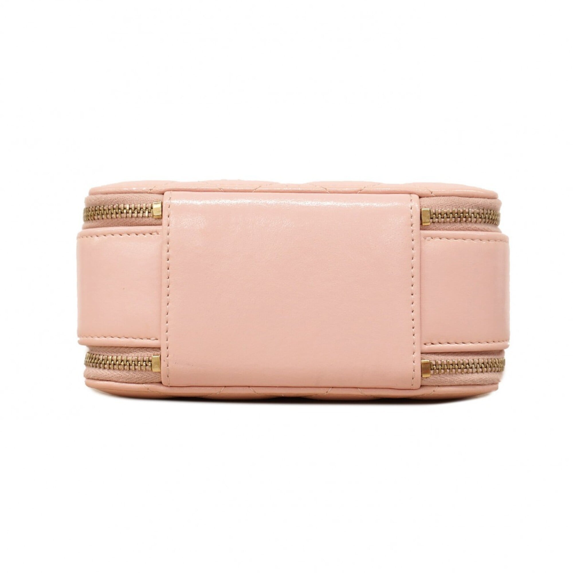 Chanel Pink Leather Vanity Bag (Pre-Owned)