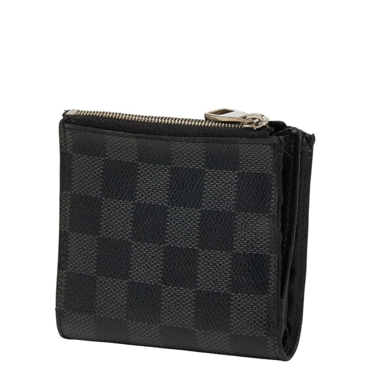 Louis Vuitton Damier Graphite Black Gray Pvc Leather Wallet (Bi-Fold) (Pre-Owned)