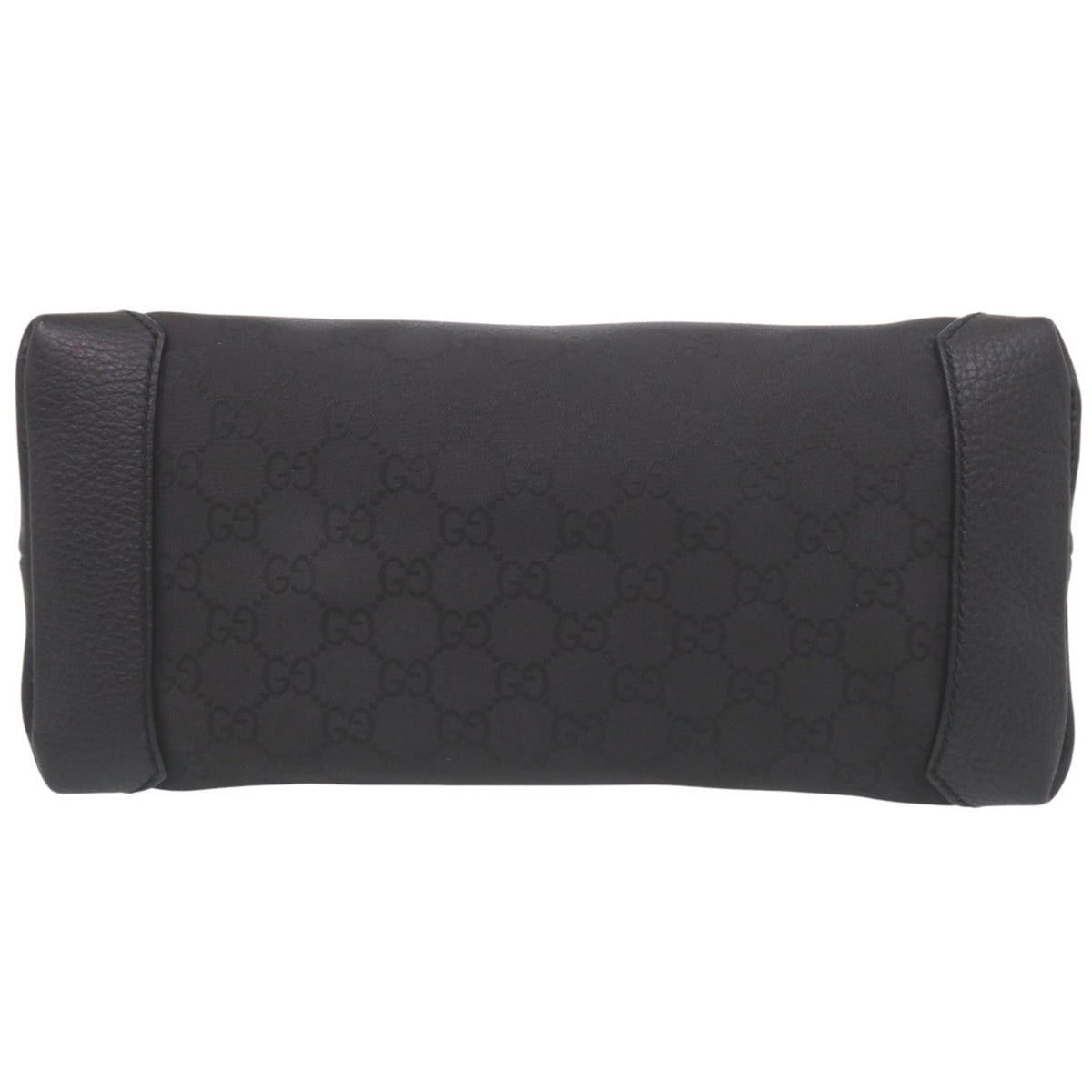 Gucci Black Nylon Leather Tote Bag (Pre-Owned)
