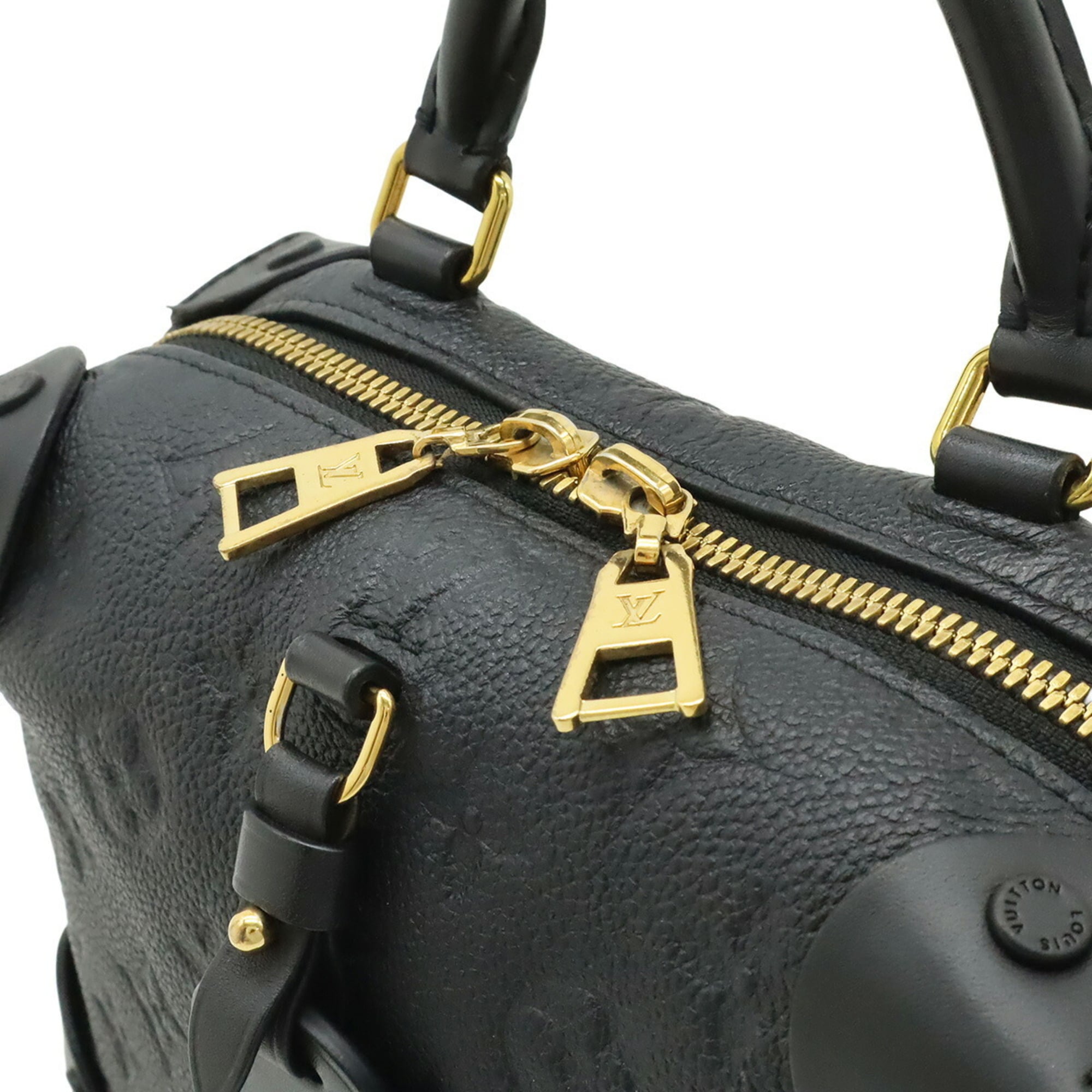 Louis Vuitton Noir Monogram Empreinte Handbag Shoulder Bag (Pre-Owned)