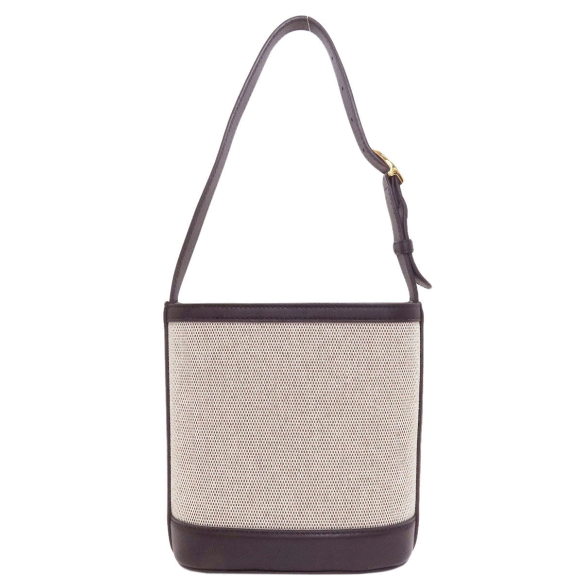 Gucci Black White Canvas Shoulder Bag (Pre-Owned)