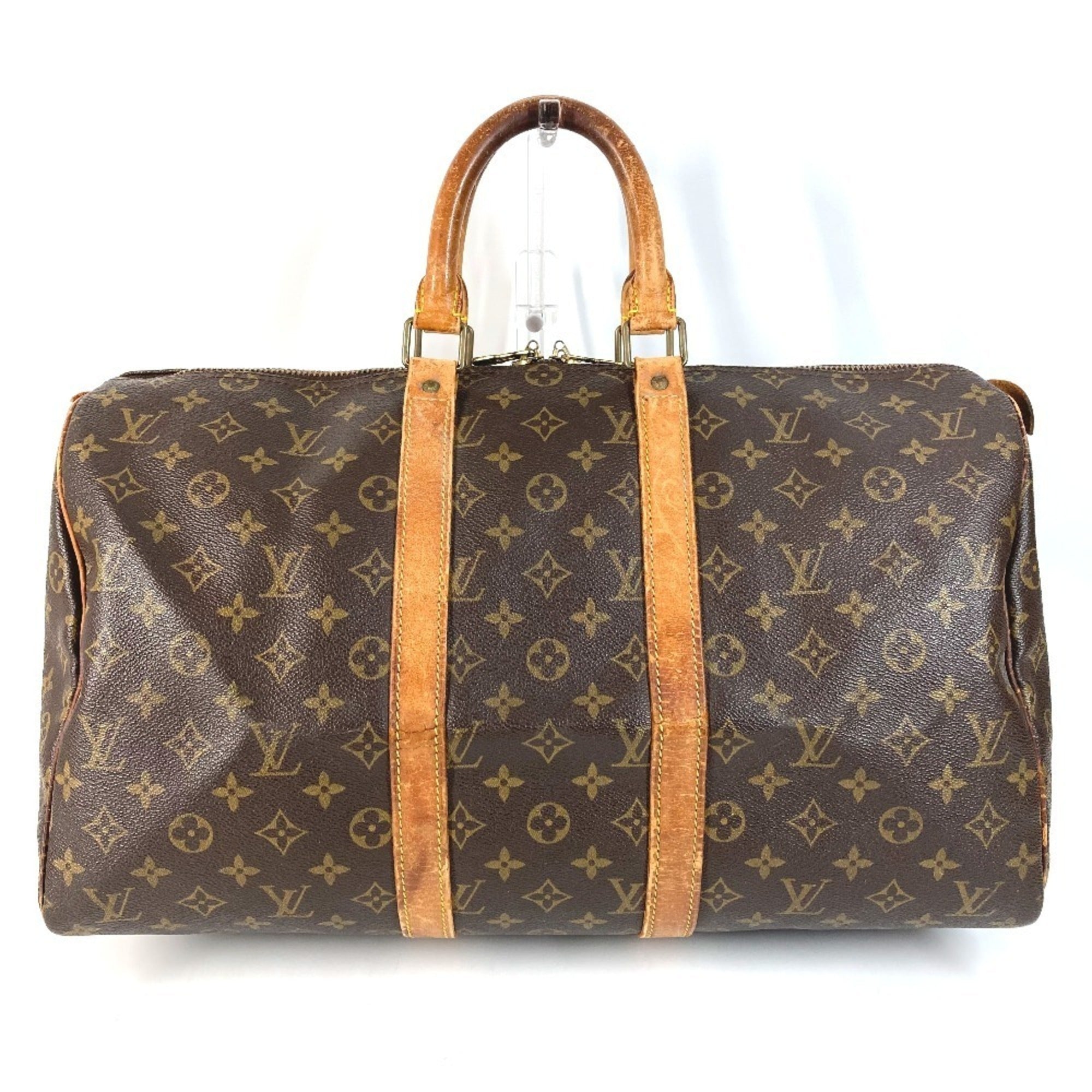 Louis Vuitton Brown Monogram Boston Bag Handbag (Pre-Owned)