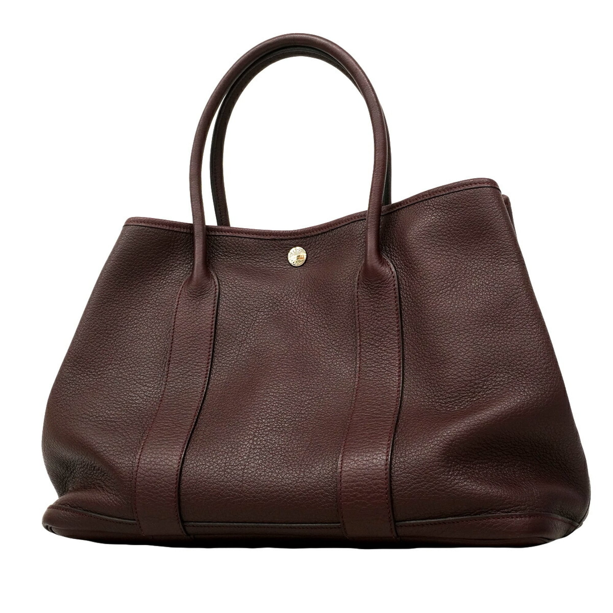 Hermes Bordeaux Negonda Leather Tote Bag (Pre-Owned)