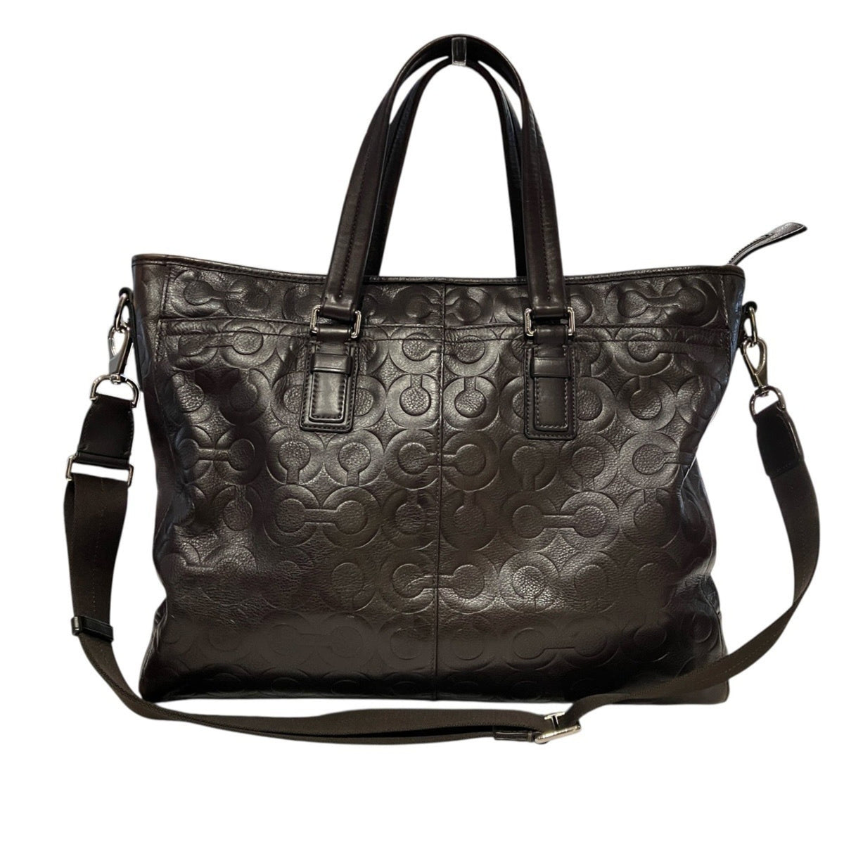 Coach Brown Leather Shoulder Bag (Pre-Owned)