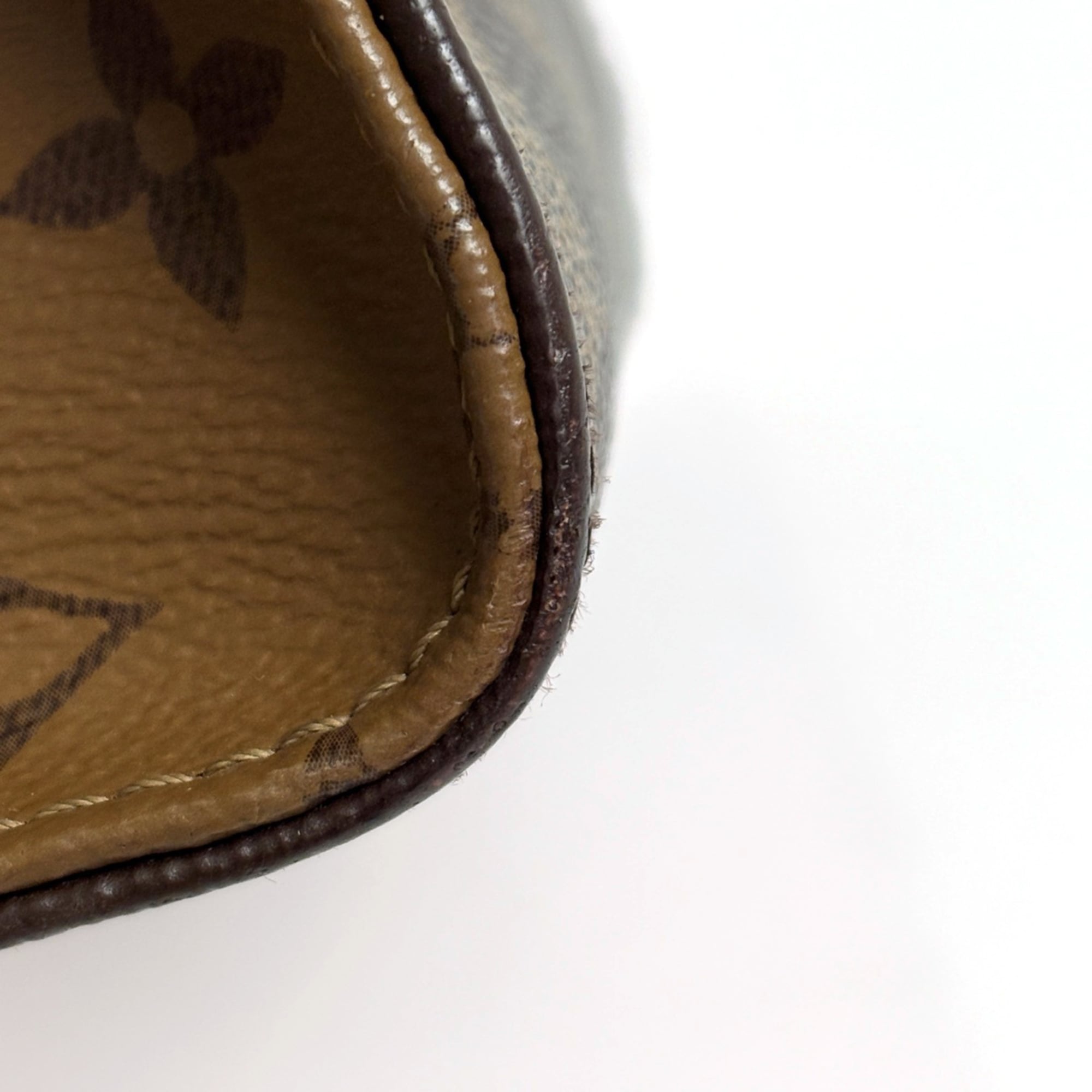 Louis Vuitton Brown Monogram Reverse Shoulder Bag Tote Bag (Pre-Owned)
