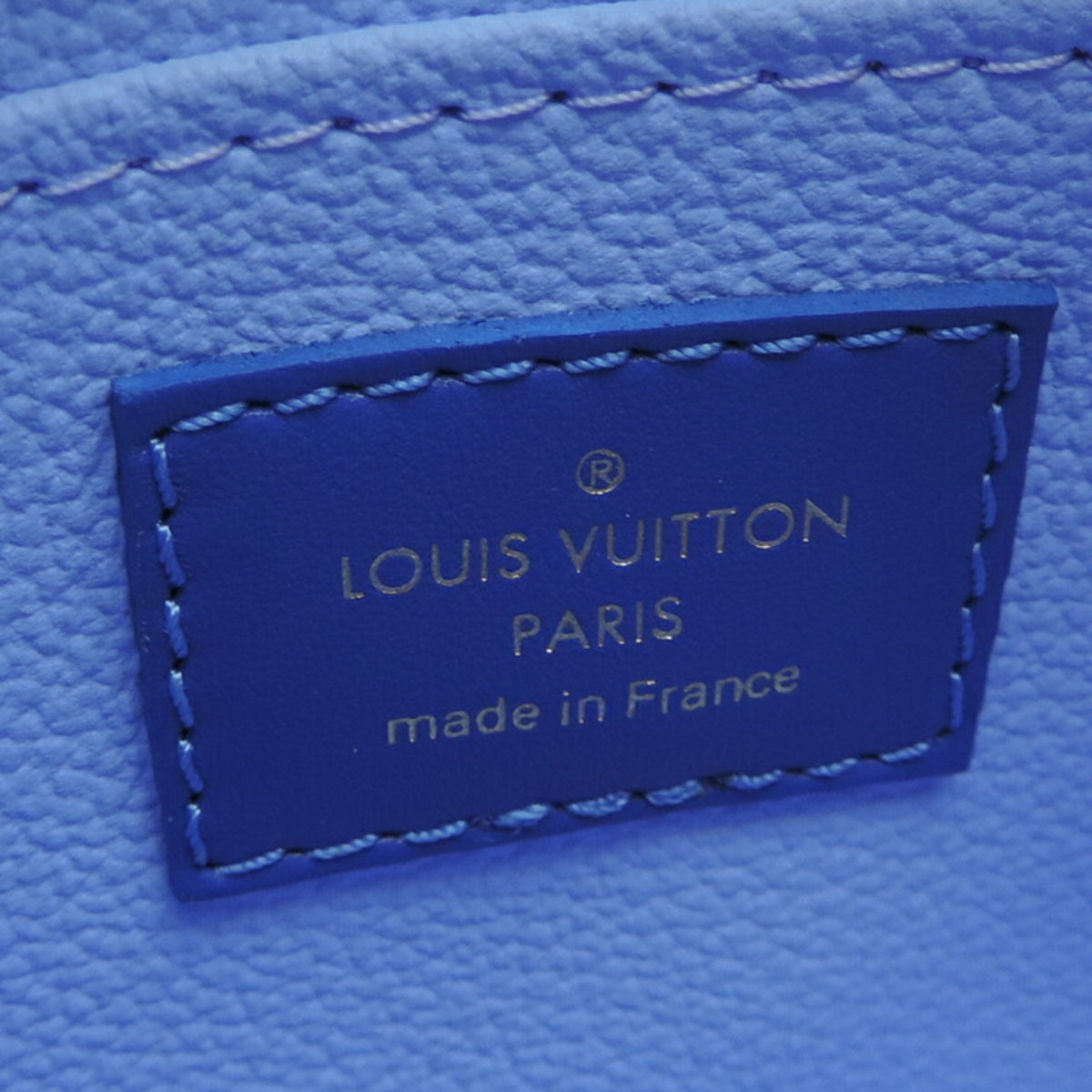 Louis Vuitton Blue White Pouch (Pre-Owned)