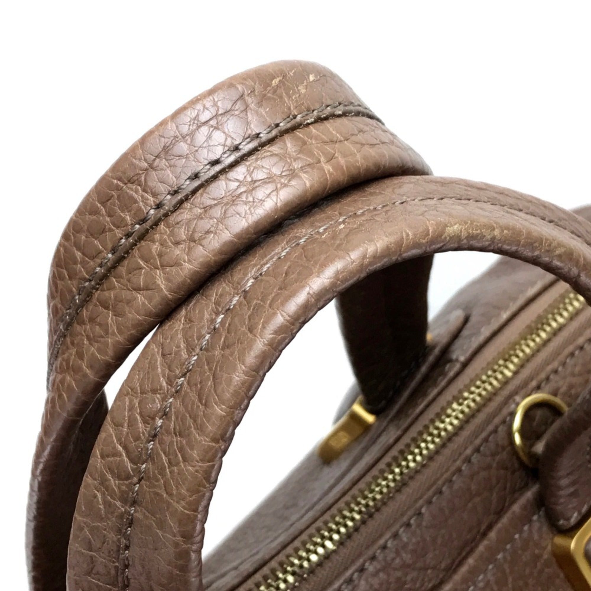 Fendi Brown Leather Handbag (Pre-Owned)