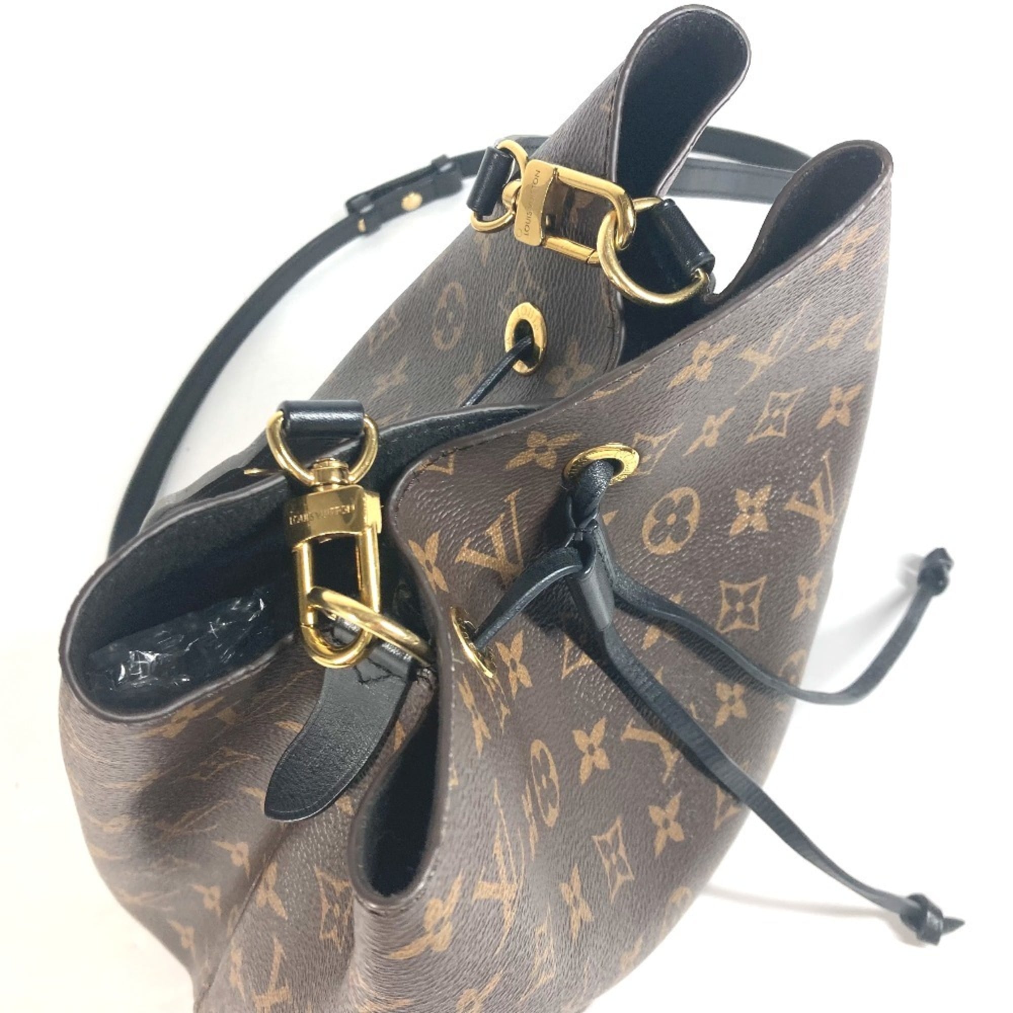 Louis Vuitton Black Brown Noir Monogram Shoulder Bag (Pre-Owned)